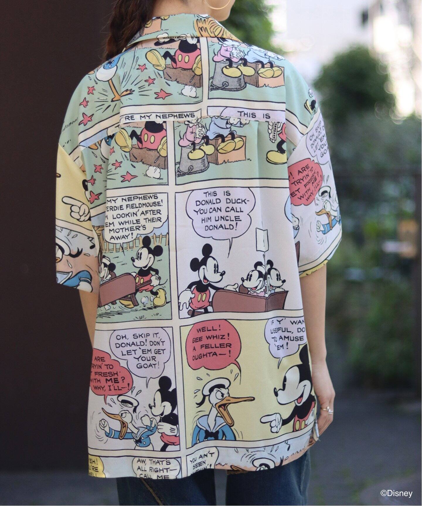 アメコミ Chacha ChahChah/DISNEY/AMEKOMI CHILLING SHIRT（シャツ／ブラウス