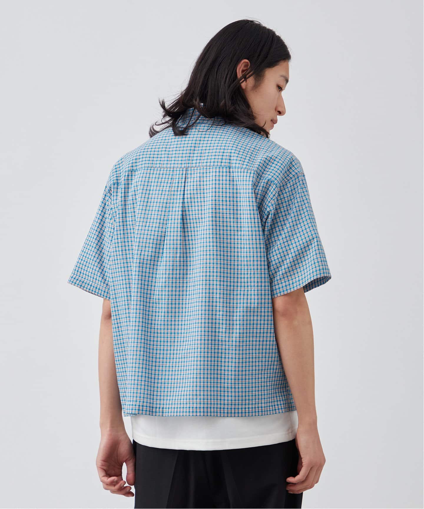 TEEN BOOP VintageハーフスリーブチェックSH TEEN BOOP ブラウス シャツ VintageハーフスリーブチェックSH