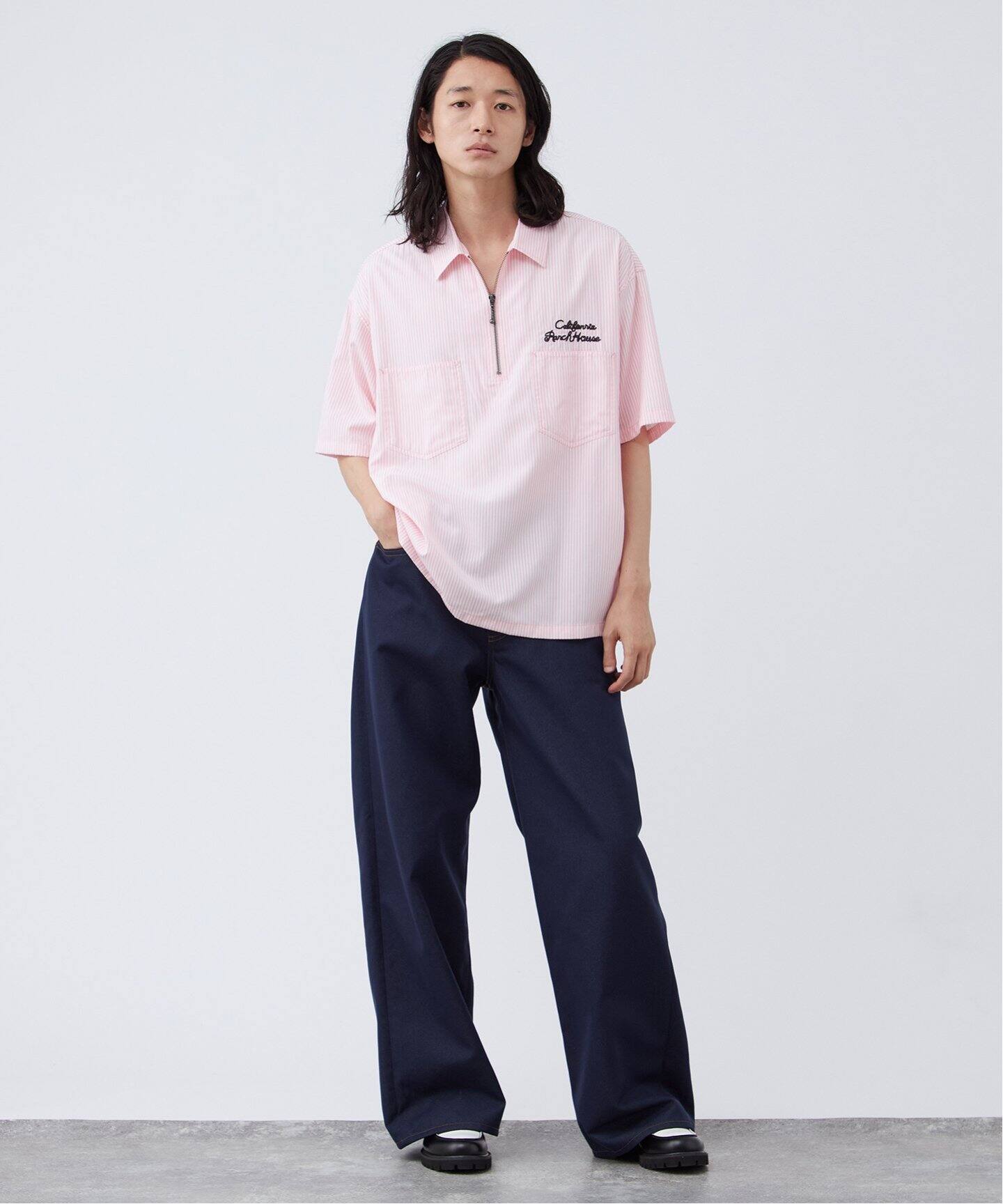 ストライプ ハーフジップシャツ 楽天市場】【MORE】【SALE 20%OFF】ダントン タイプライター