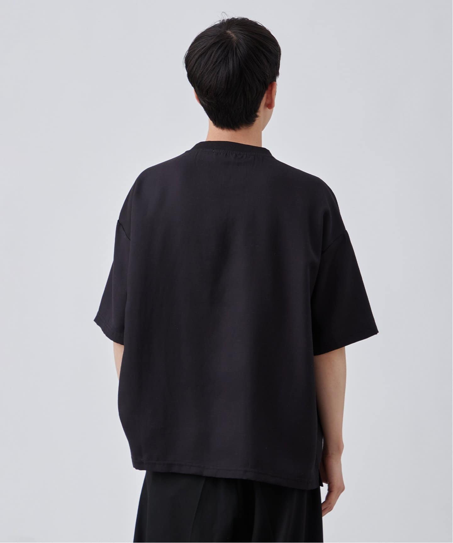 リネン混 布帛オーバーサイズTシャツ（Tシャツ／カットソー