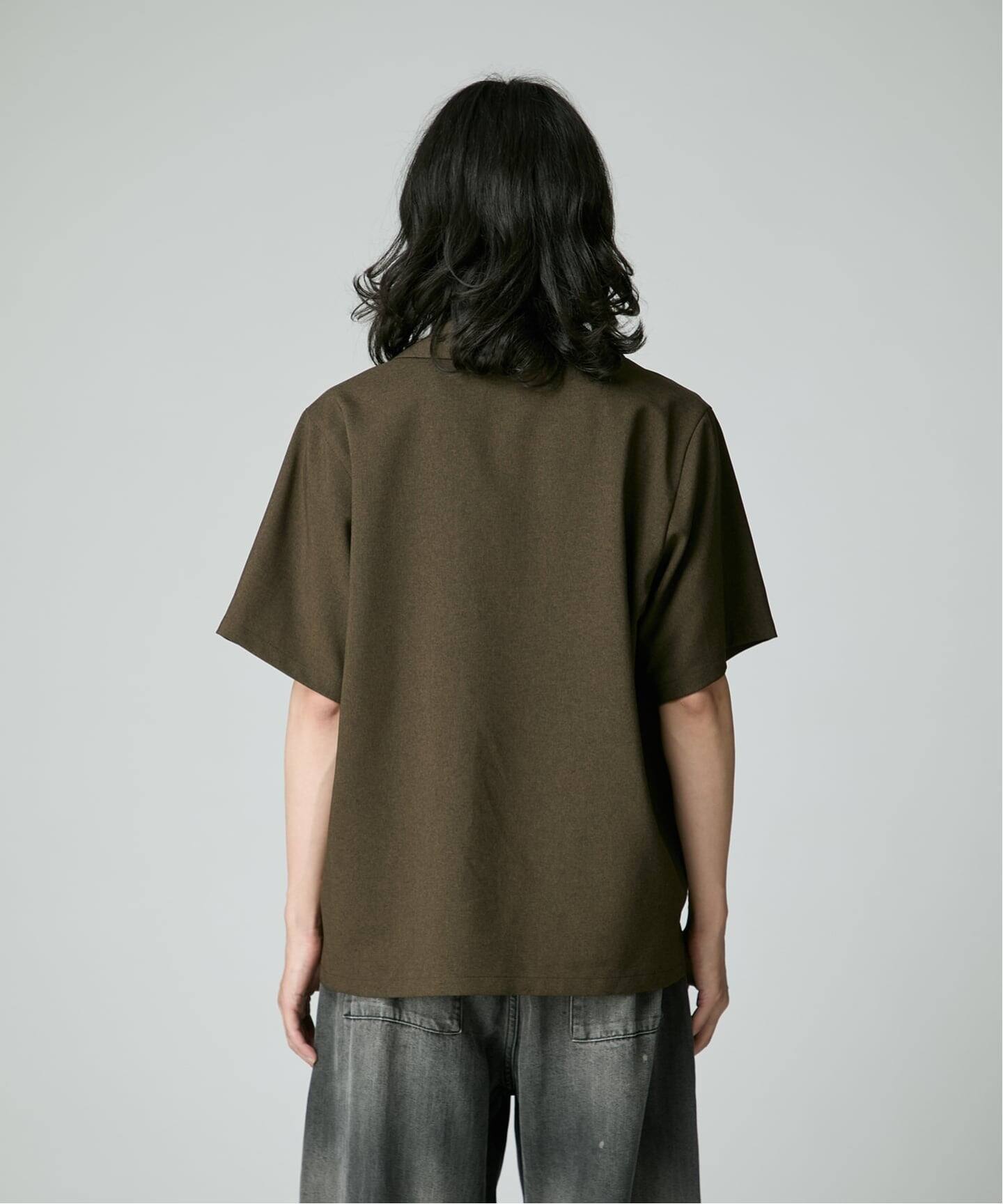トップス koki ストリートシック ハーフスリーブ スキッパーシャツ produce by KOKI