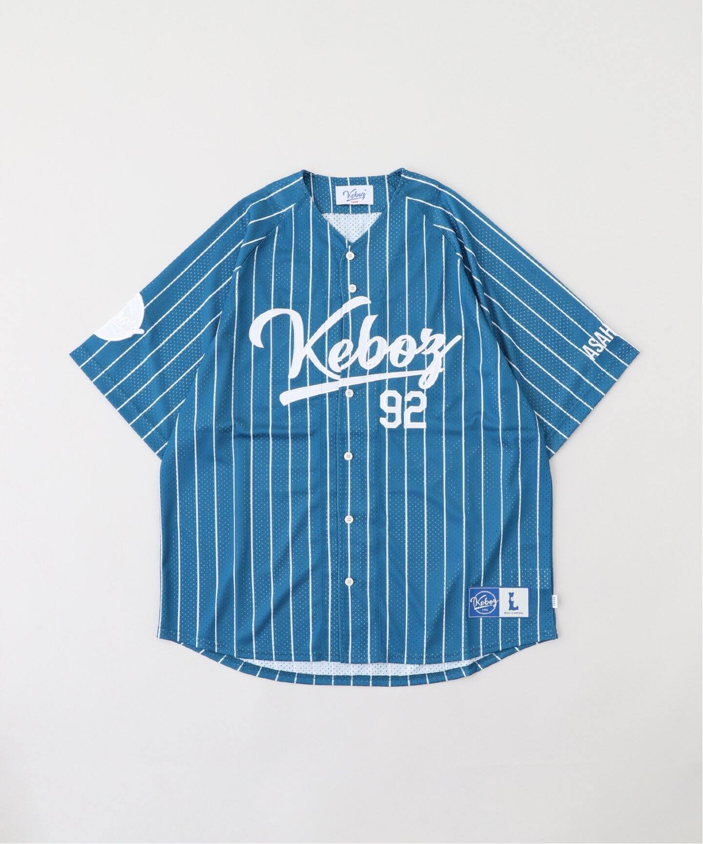Keboz ベースボールシャツ ユニフォーム Mサイズ ホークス KEBOZ ケボズ ベースボールシャツ