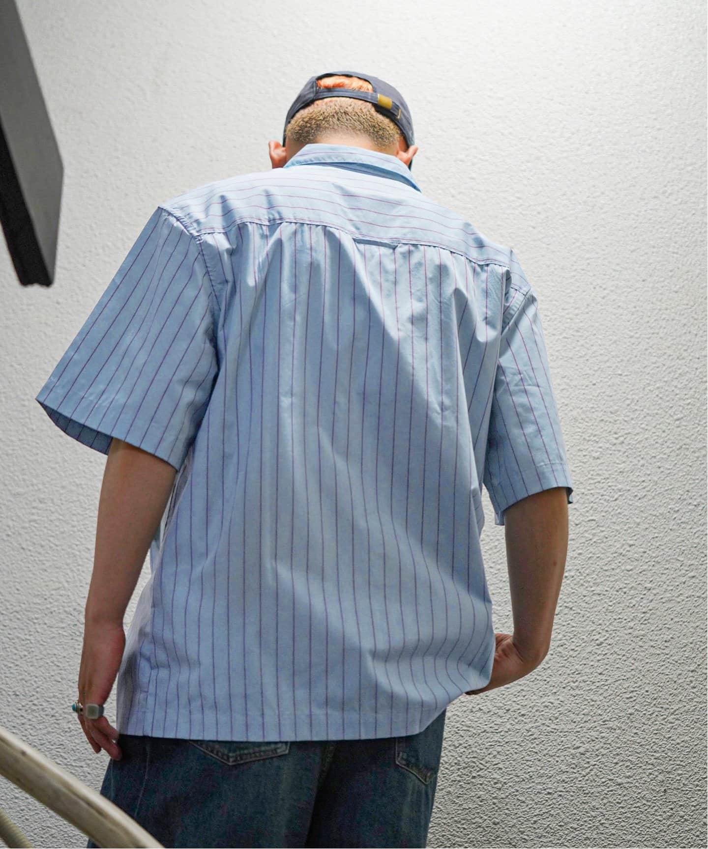 【carhartt】\"S/S Hendry Shirt\"ストライプ柄ロゴ半袖シャツ/3色 Carhartt WIP S/Sシャツ 