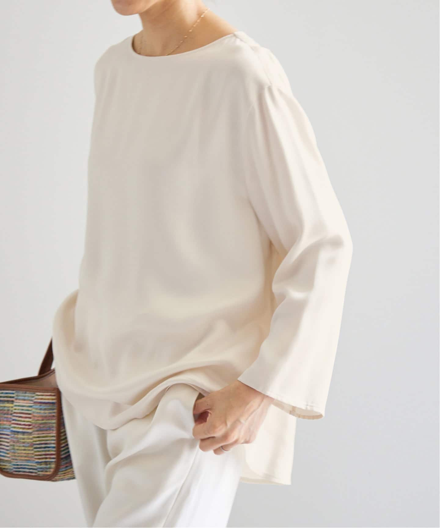《予約》Maison IENAフィブリルTブラウス