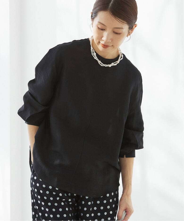 ラミーリヨセルノーカラーブラウス（シャツ／ブラウス）｜IENA（イエナ  