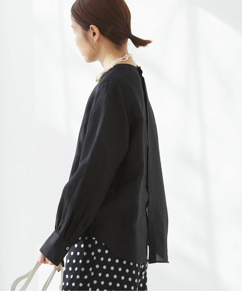 ラミーリヨセルノーカラーブラウス（シャツ／ブラウス）｜IENA（イエナ  