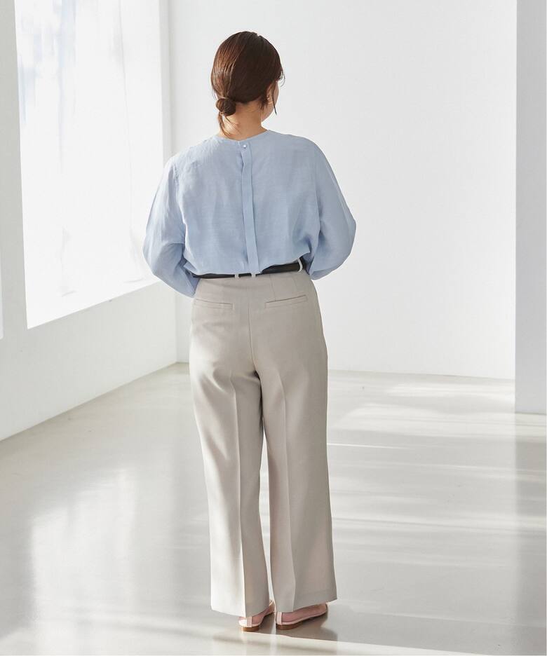 ラミーリヨセルノーカラーブラウス（シャツ／ブラウス）｜IENA（イエナ  