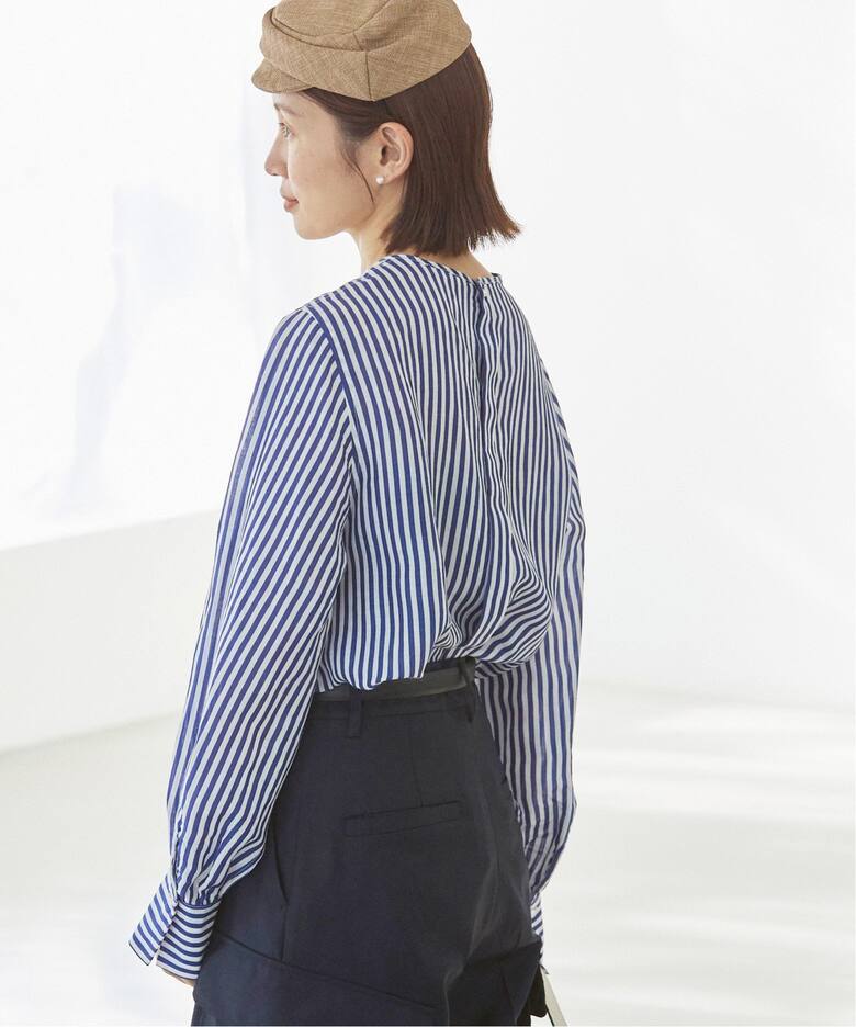 ラミーリヨセルノーカラーブラウス（シャツ／ブラウス）｜IENA（イエナ  