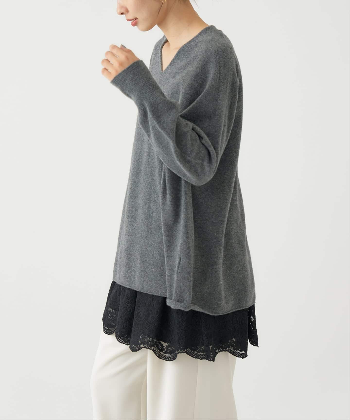 イエナ　アンティークチュールバテンキャミ　ブラック イエナ IENA アンティークチュールバテンキャミ （ホワイト