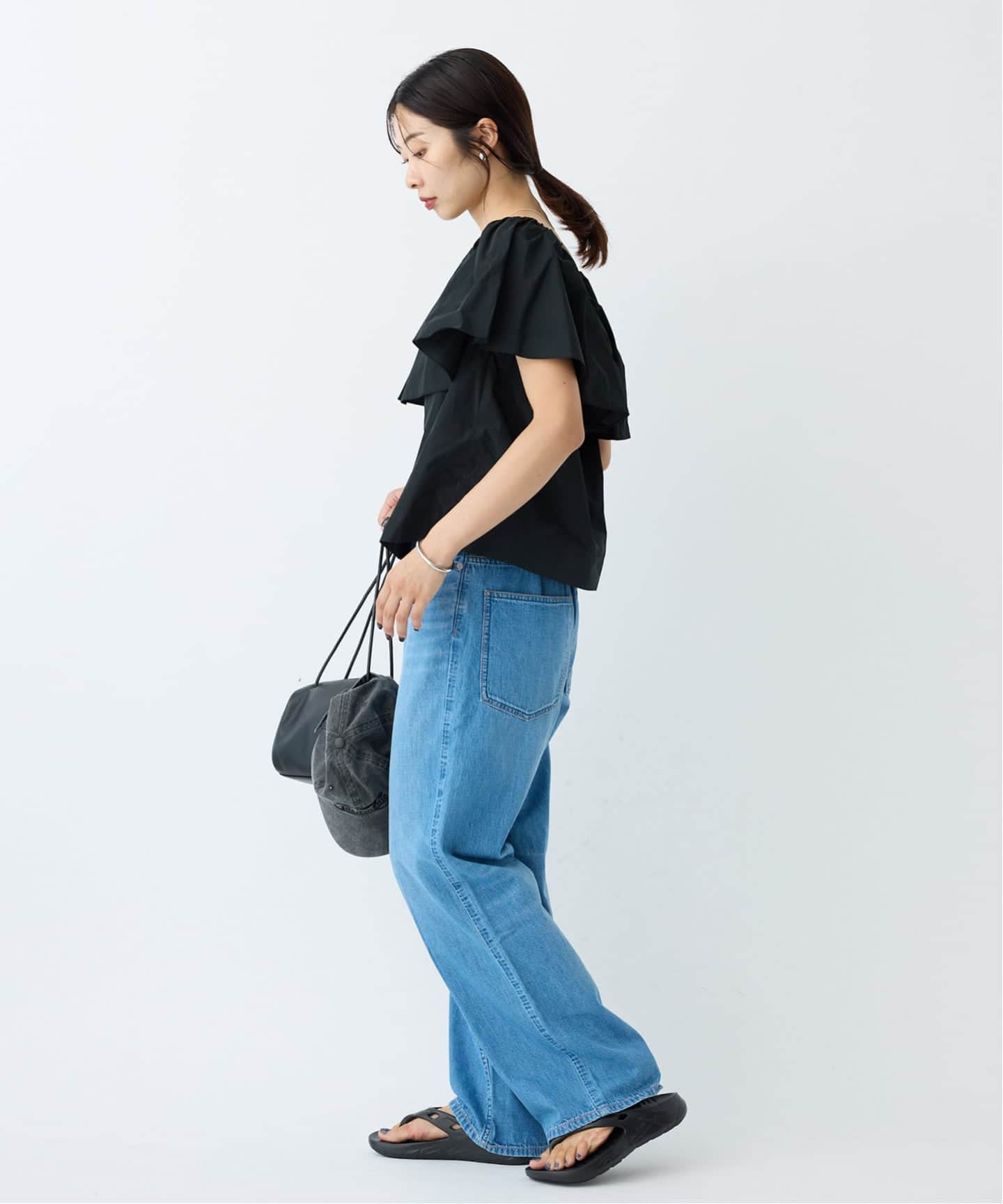 2点おまとめ  専用  IENA トップス オフショルダー タフタラッフルオフショルトップス（シャツ／ブラウス）｜IENA（イエナ