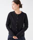 ジオメトリックフラワーレースブラウス