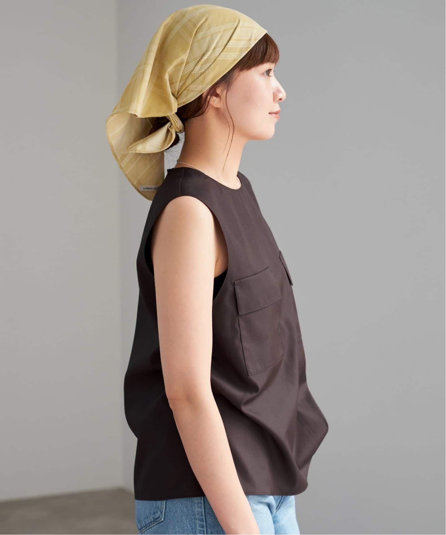 イエナ IENA 大人きれいめ ウエスト切り替えプルオーバーシャツワンピ♪ IENA ストライプコットンフリルブラウス◇ イエナ トップス シャツ