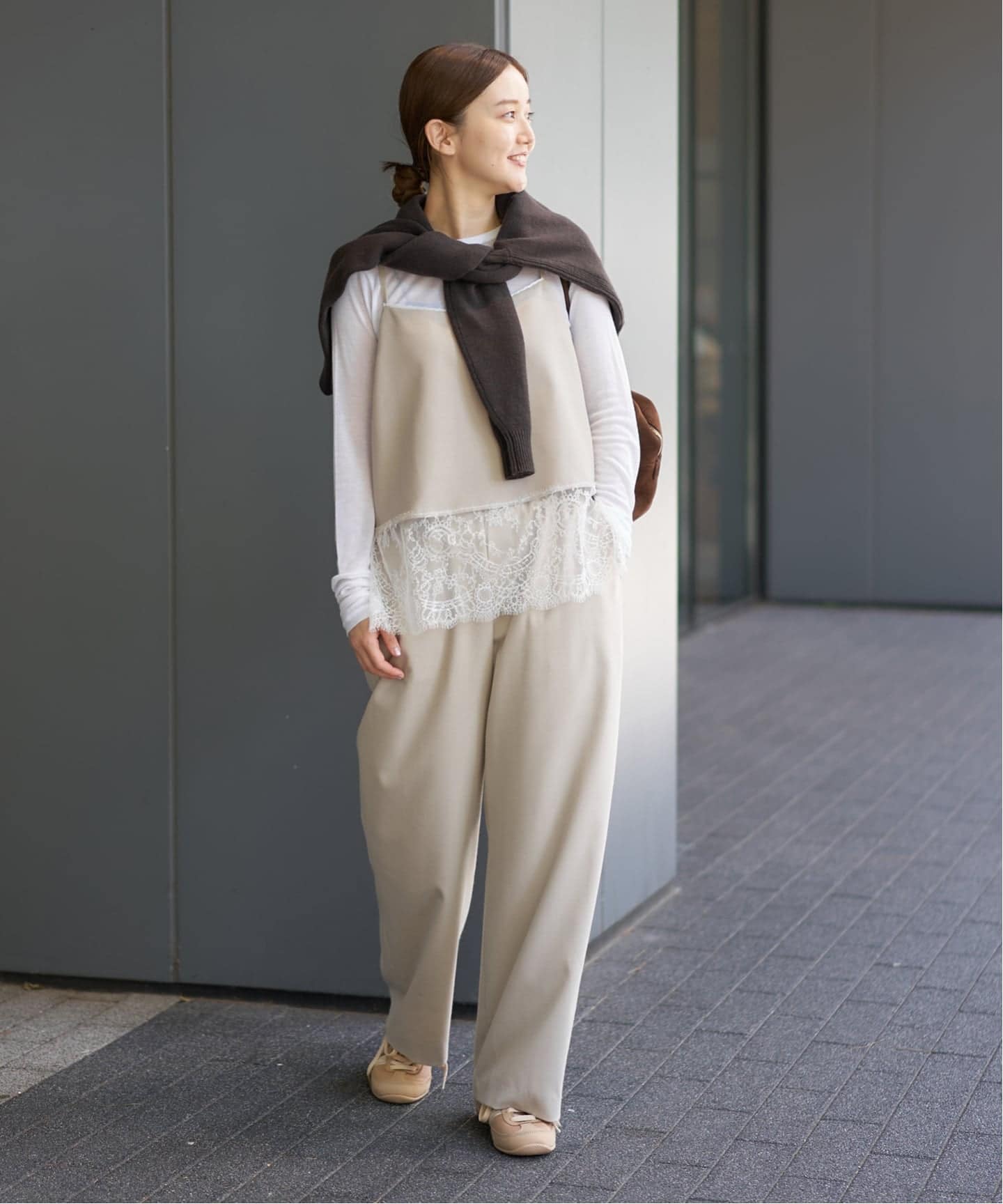 レースヘムキャミソール（シャツ／ブラウス）｜IENA（イエナ）の通販