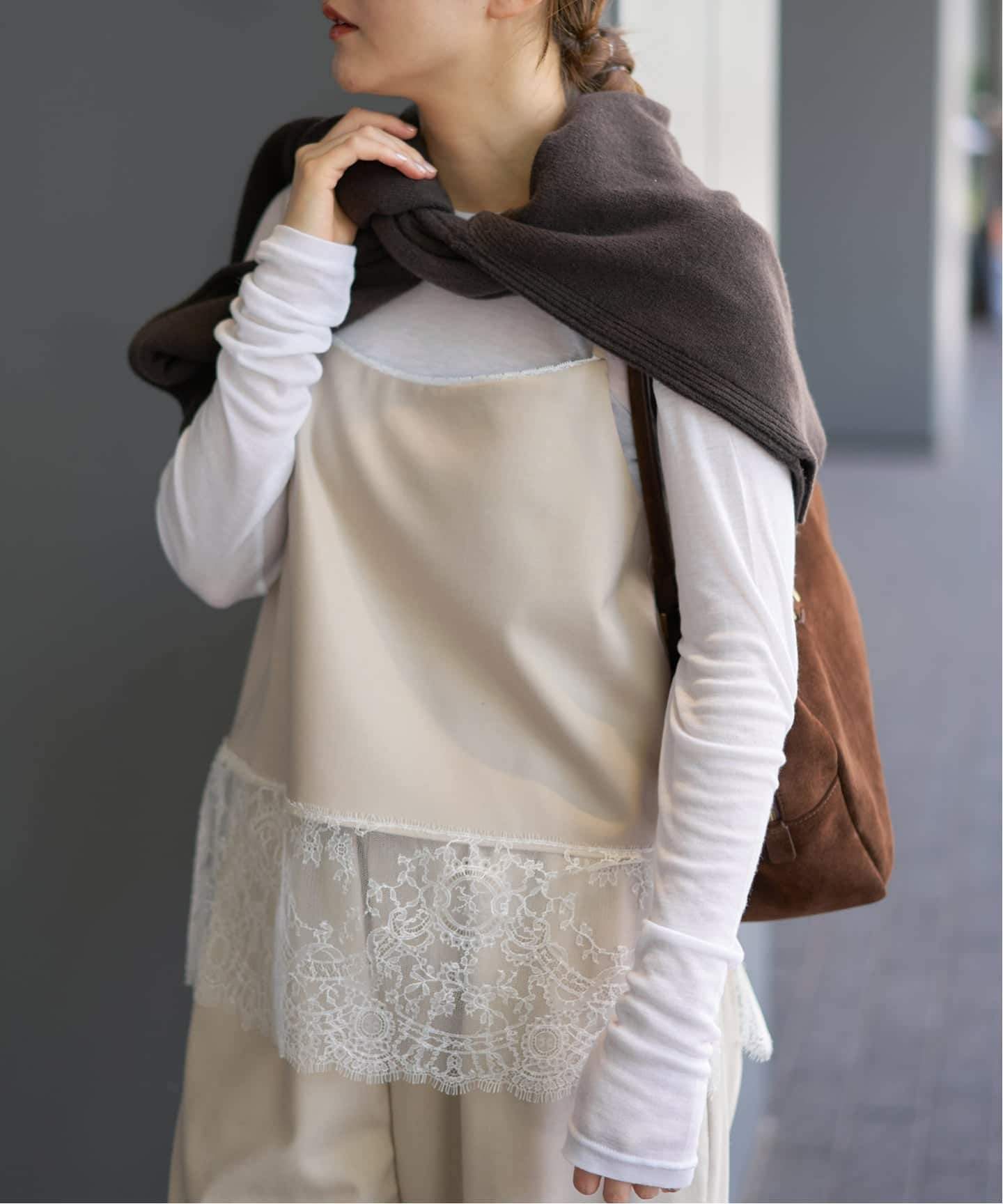 IENA レースヘムキャミソール レースヘムキャミソール（シャツ／ブラウス）｜IENA（イエナ）の通販