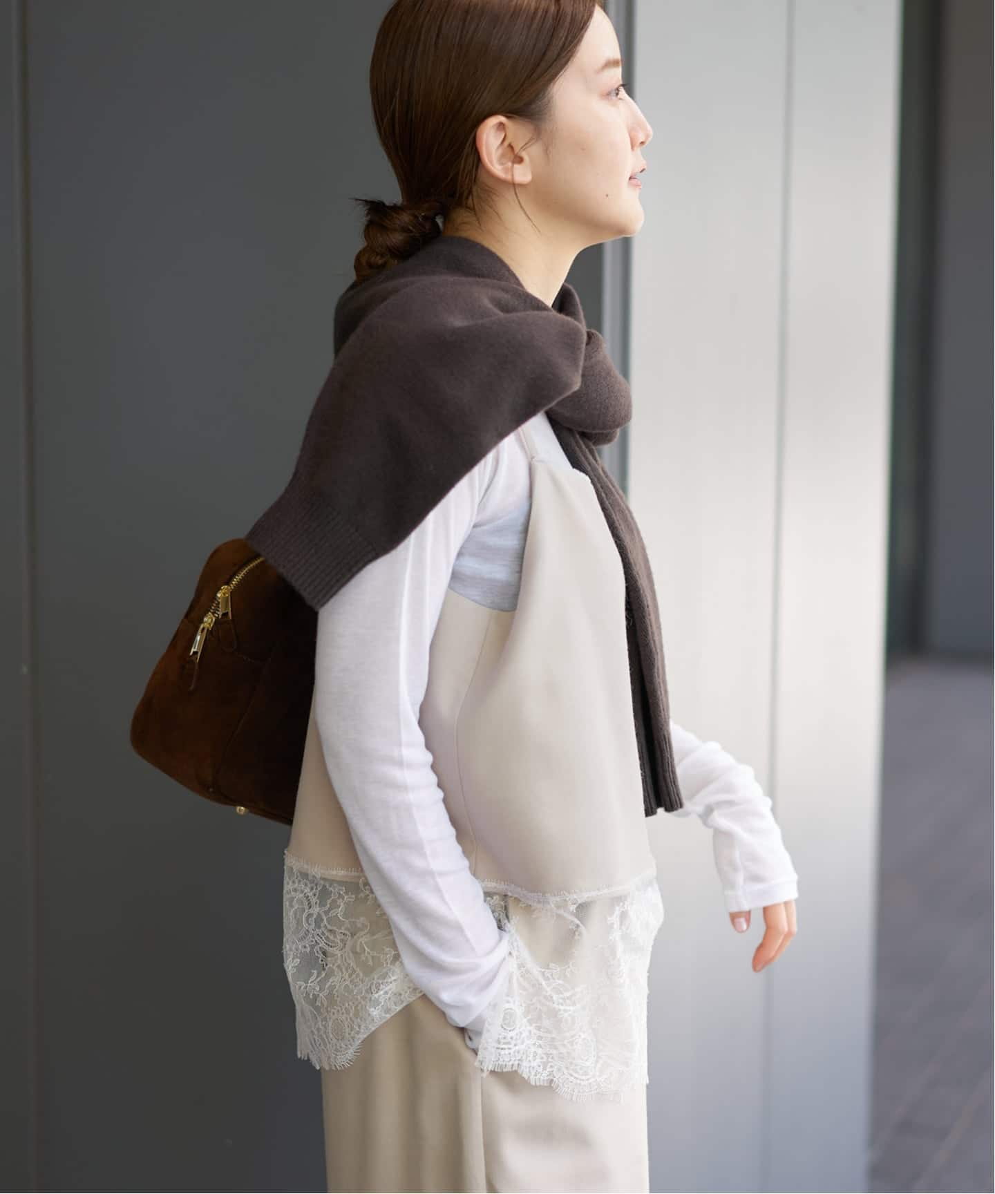 レースヘムキャミソール（シャツ／ブラウス）｜IENA（イエナ）の通販