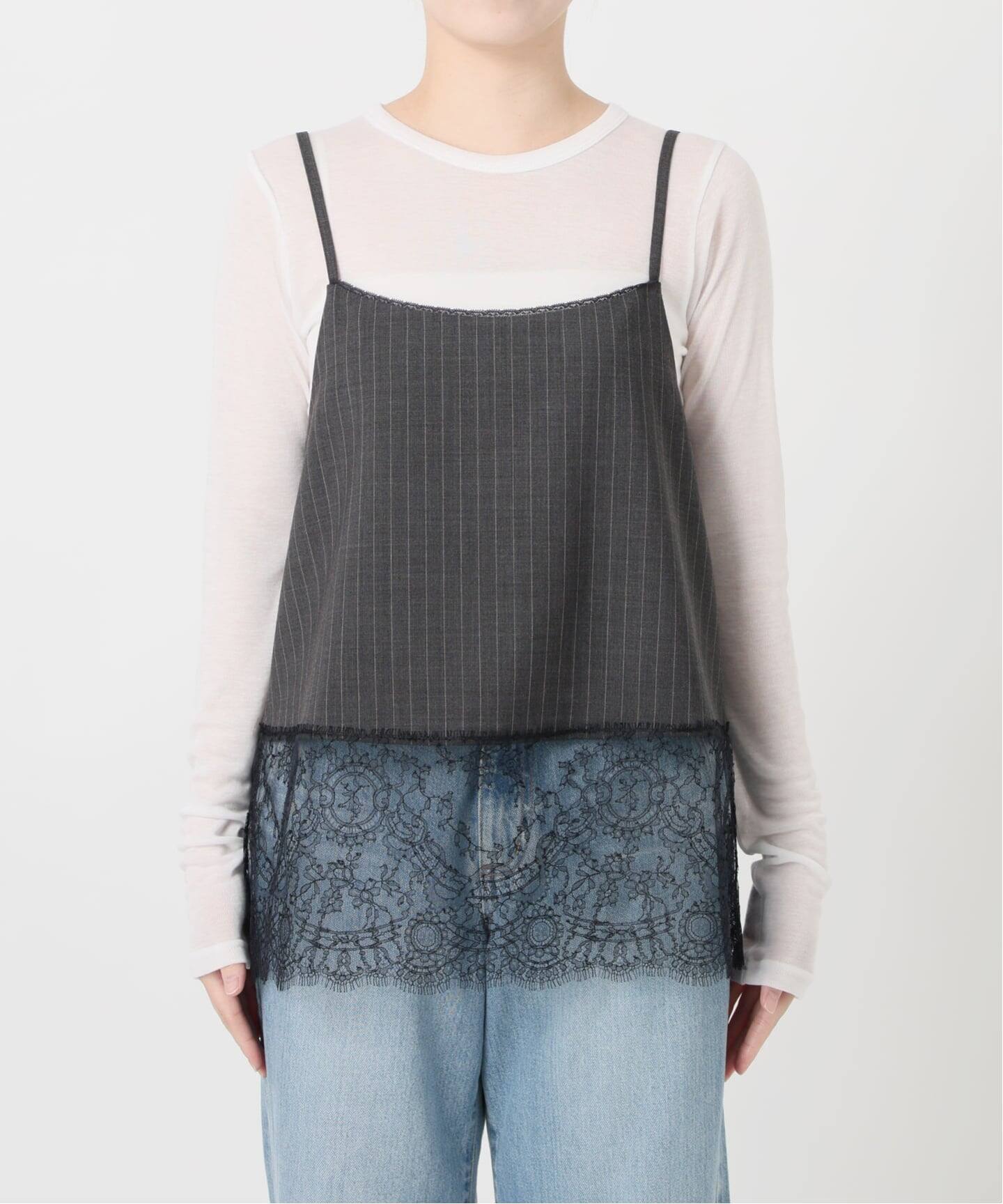 レースヘムキャミソール（シャツ／ブラウス）｜IENA（イエナ）の通販