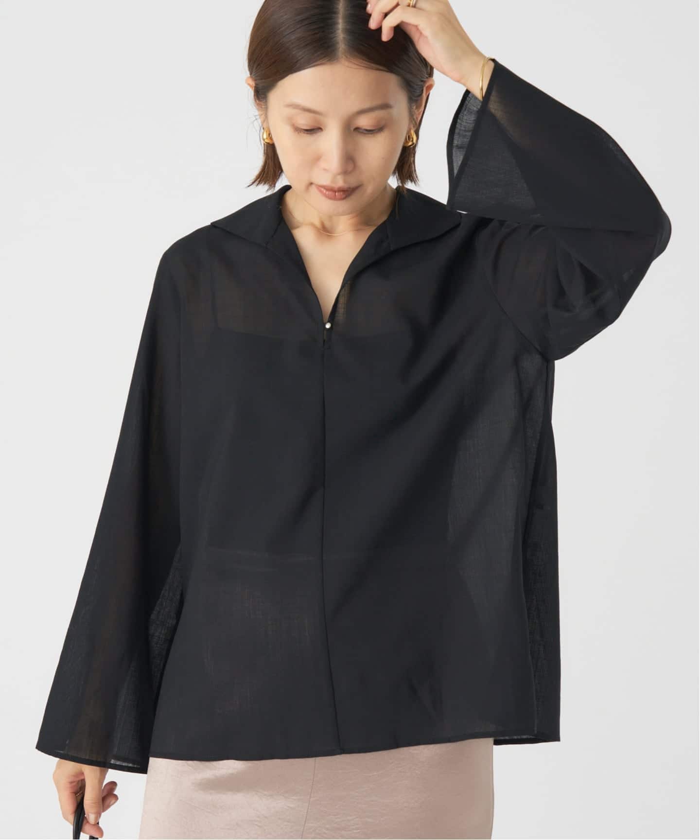 シアーT/Wブラウス（シャツ／ブラウス）｜IENA（イエナ）の通販