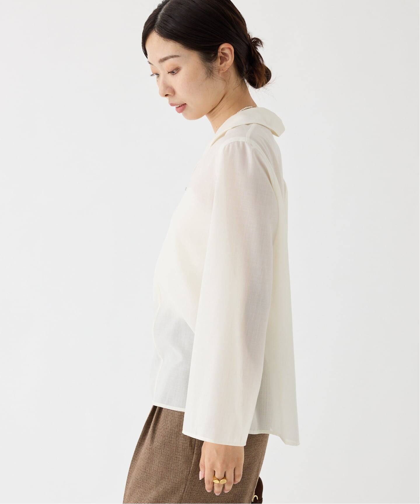 シアーT/Wブラウス（シャツ／ブラウス）｜IENA（イエナ）の通販