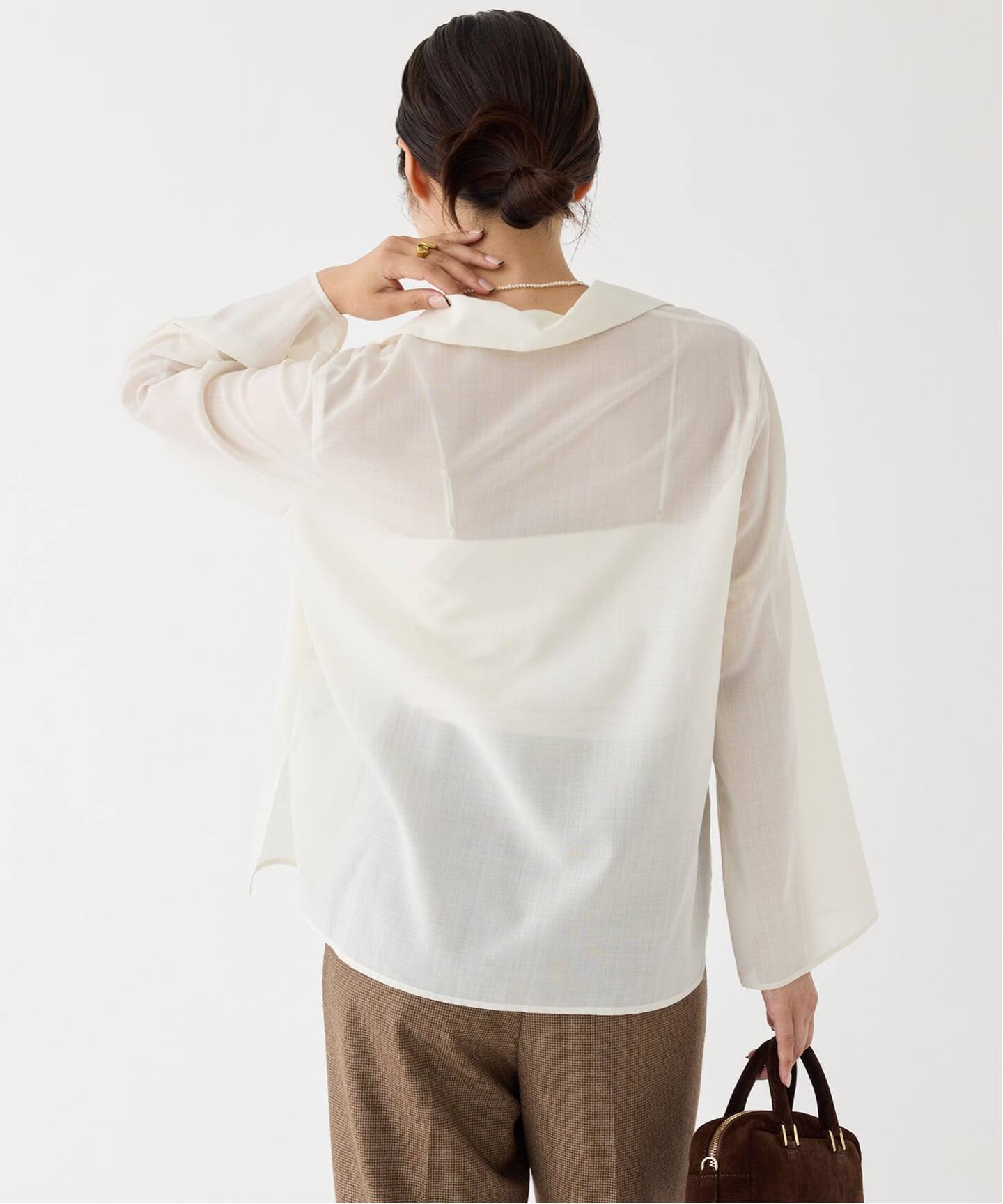 シアーT/Wブラウス（シャツ／ブラウス）｜IENA（イエナ）の通販