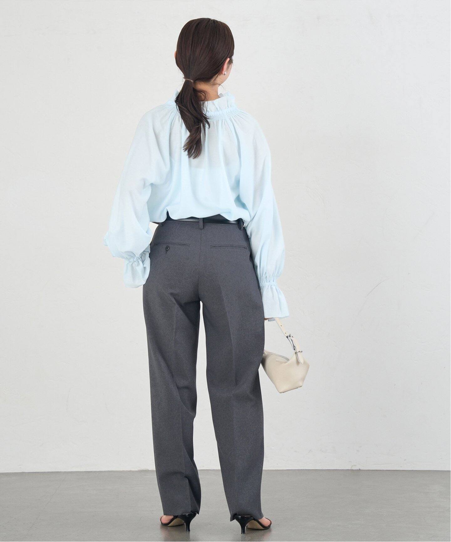 シアーフリルギャザーブラウス（シャツ／ブラウス）｜IENA（イエナ）の