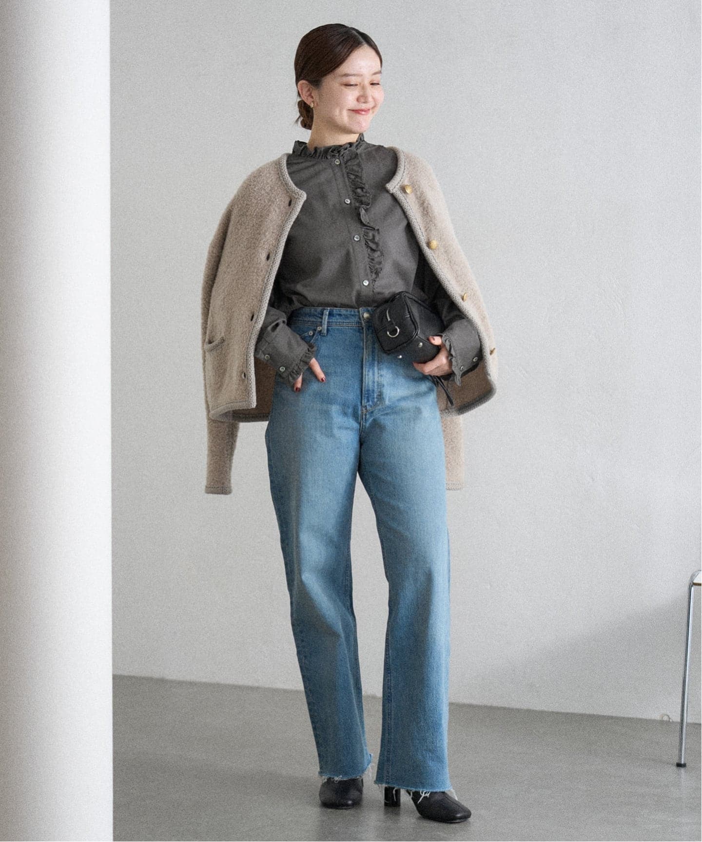 コットンラッフルフリルブラウス（シャツ／ブラウス）｜IENA（イエナ