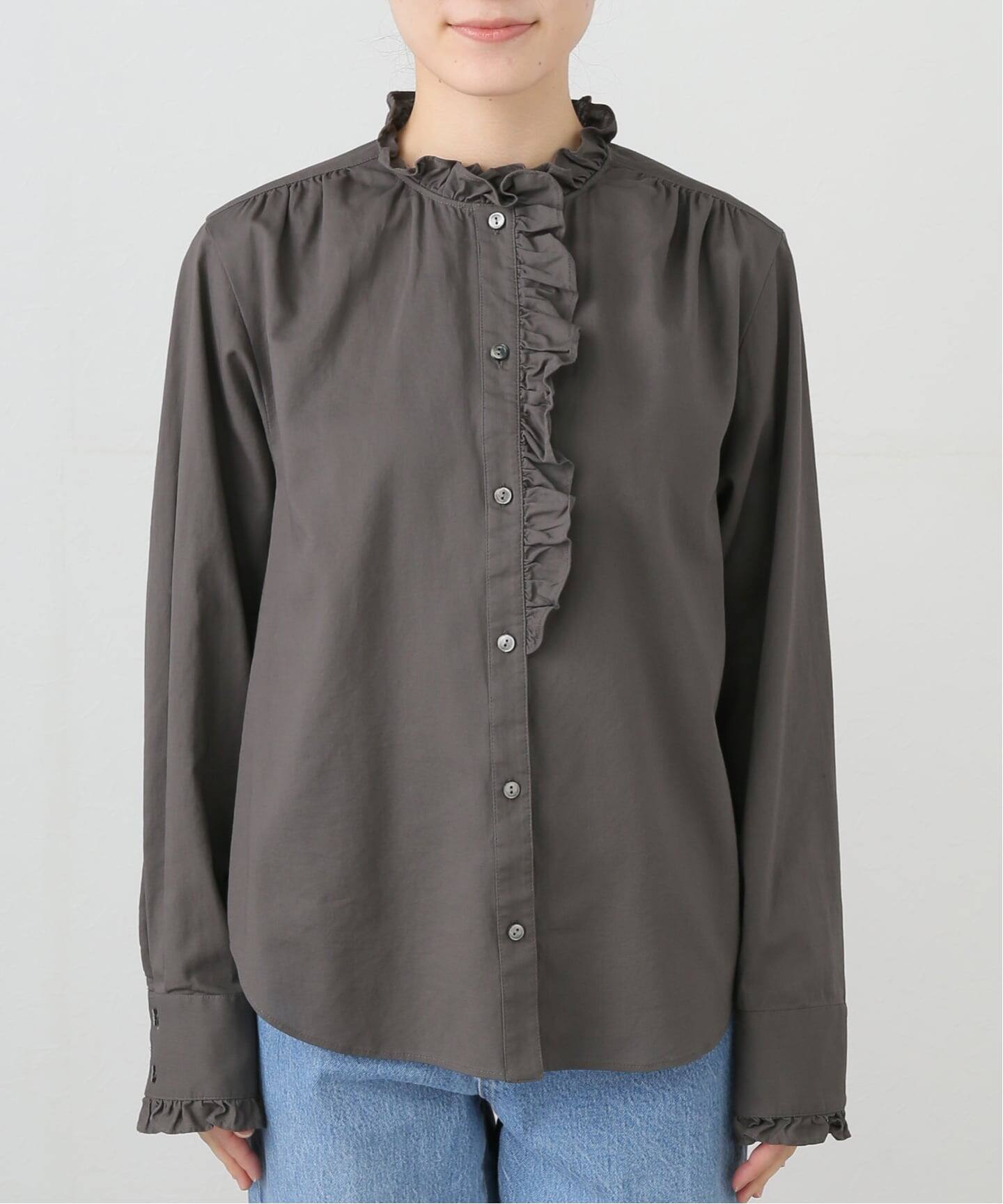 コットンラッフルフリルブラウス（シャツ／ブラウス）｜IENA（イエナ