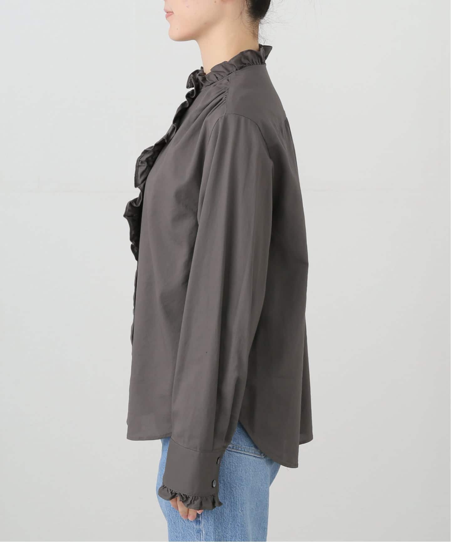 コットンラッフルフリルブラウス（シャツ／ブラウス）｜IENA（イエナ