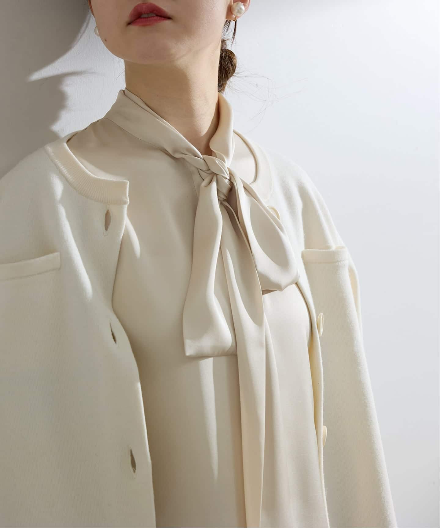 サテンボウタイブラウス（シャツ／ブラウス）｜IENA（イエナ）の通販