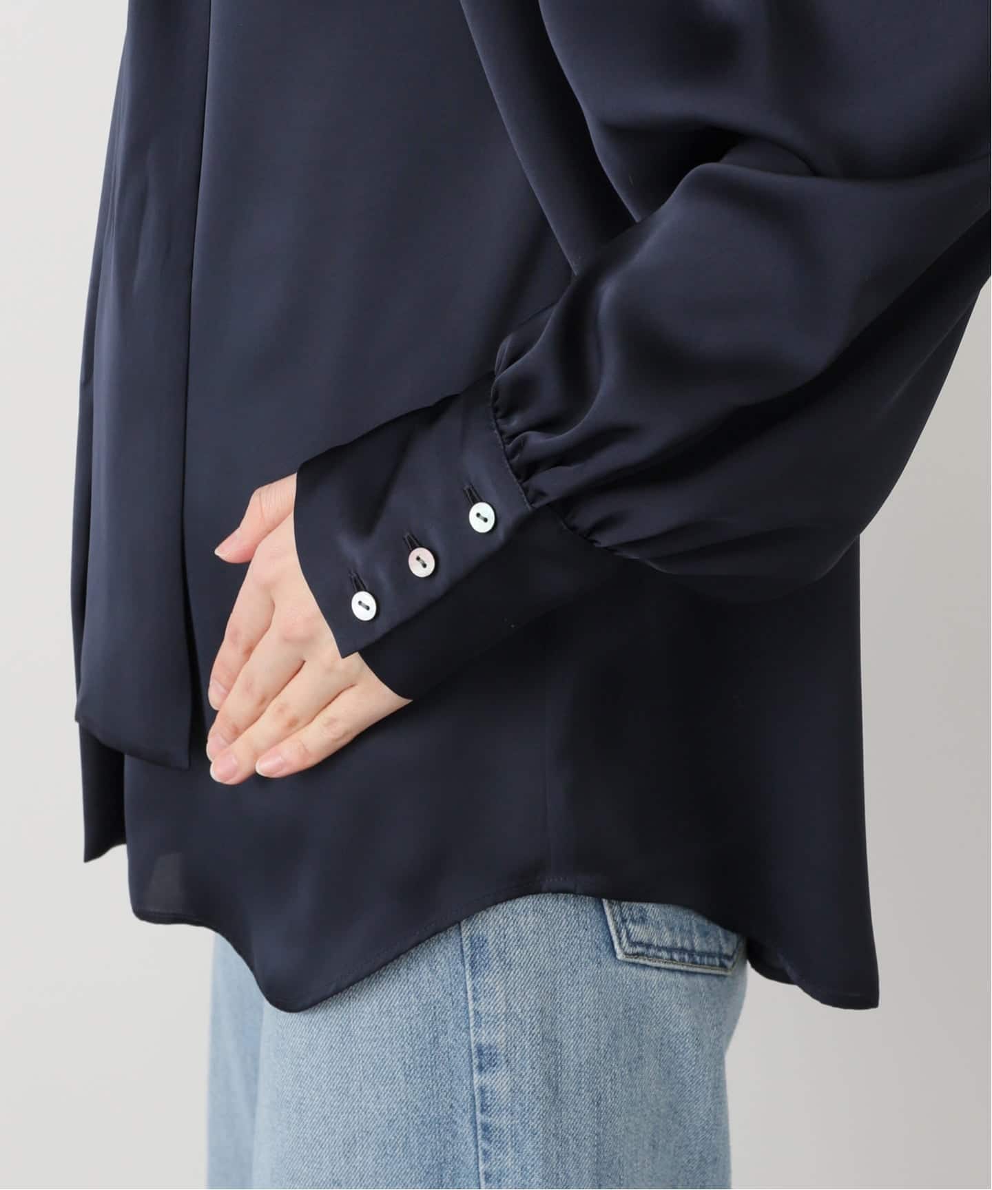 専用✨新品✨ IENA イエナ サテンボウブラウス サテンボウタイブラウス（シャツ／ブラウス）｜IENA（イエナ）の通販