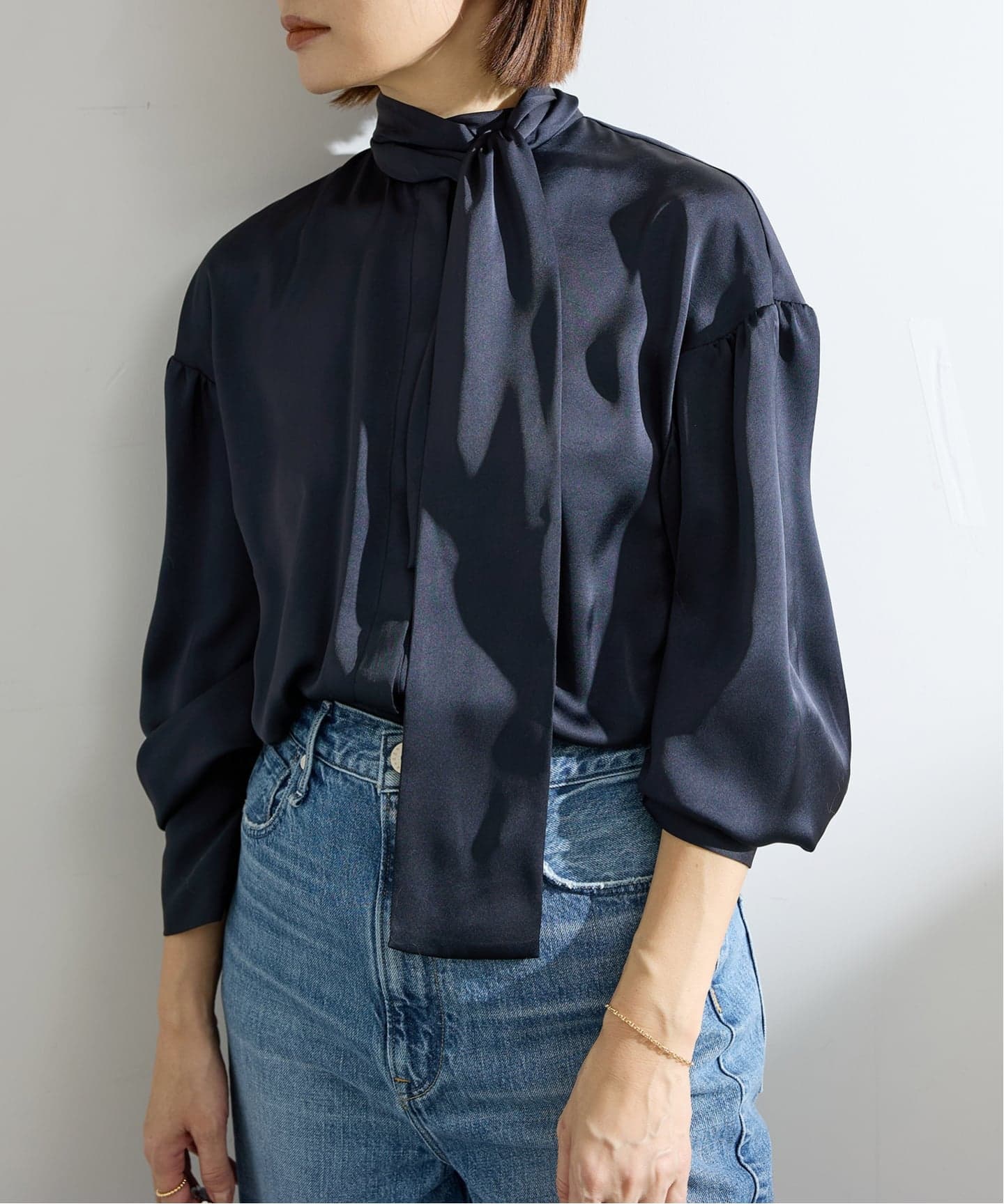 サテンボウタイブラウス（シャツ／ブラウス）｜IENA（イエナ）の通販