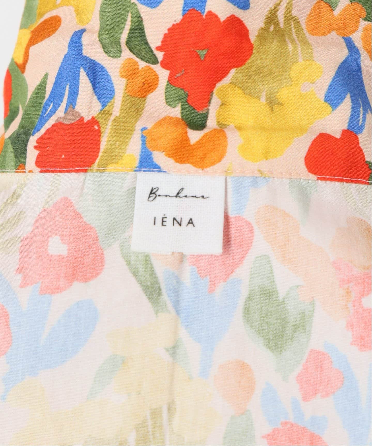 IENA - IENA 今季新品DEVEAUX プリントブラウス イエナ IENA 《予約》B. Deveaux 開襟ブラウス （オレンジ