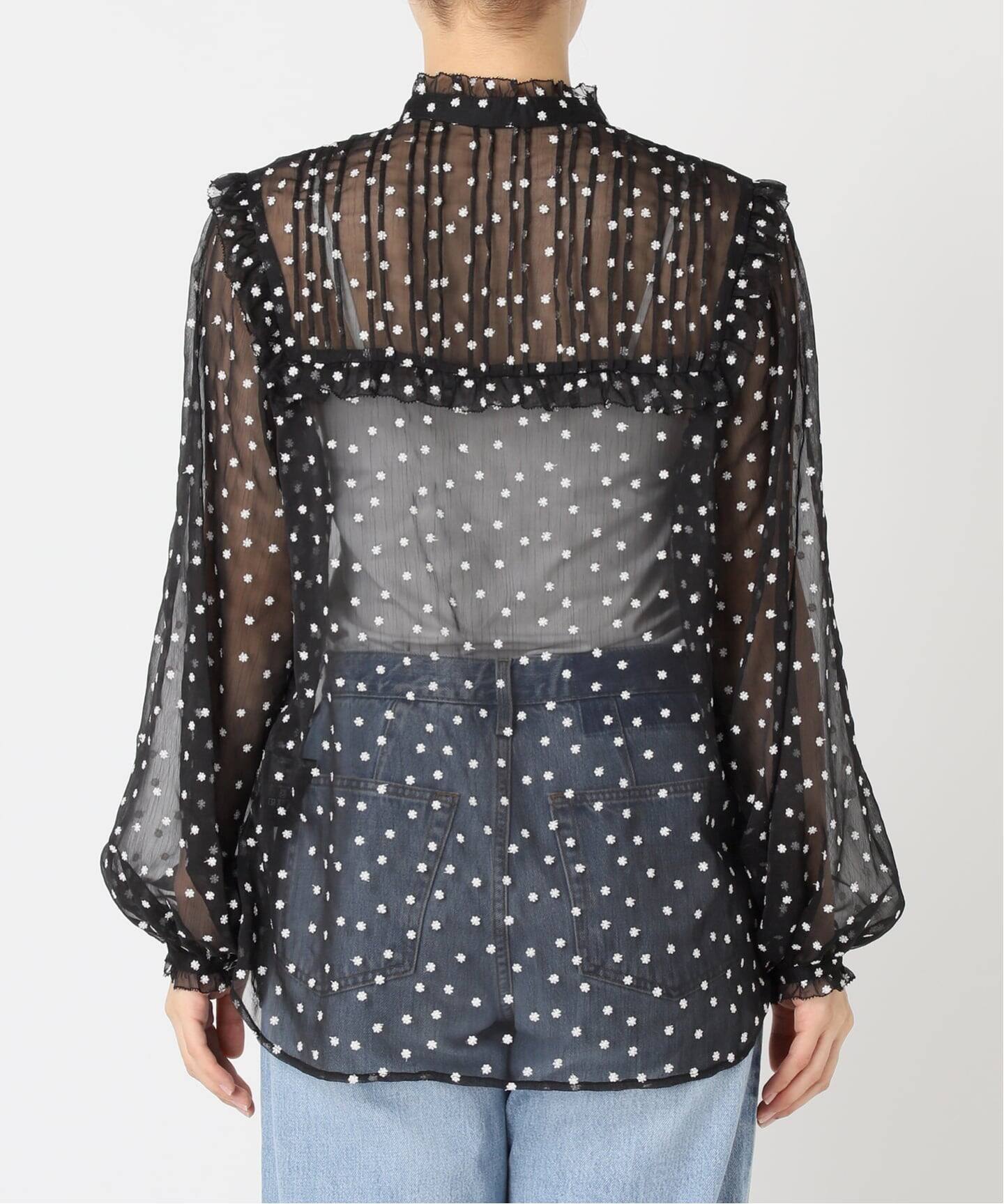 WEB限定/追加2》楊柳フリルピンタックブラウス（シャツ／ブラウス