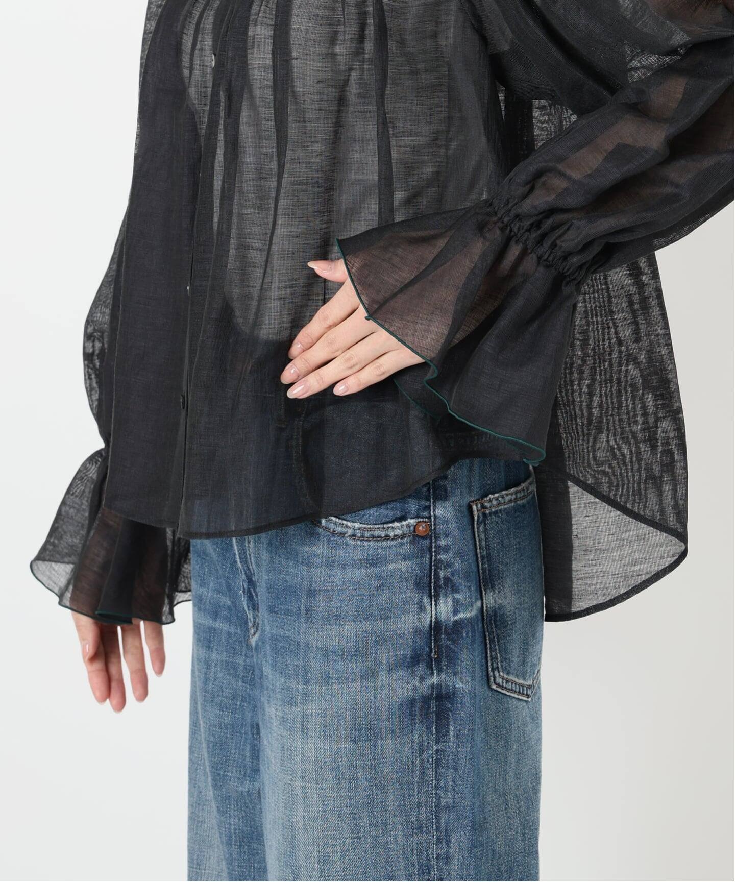 IENA◆25SS/B. リネン混シアーブラウス/FREE/リネン/WHT/25-051-900-5100-2-0// IENA｜B. リネン混シアーブラウス | Rakuten Fashion(楽天