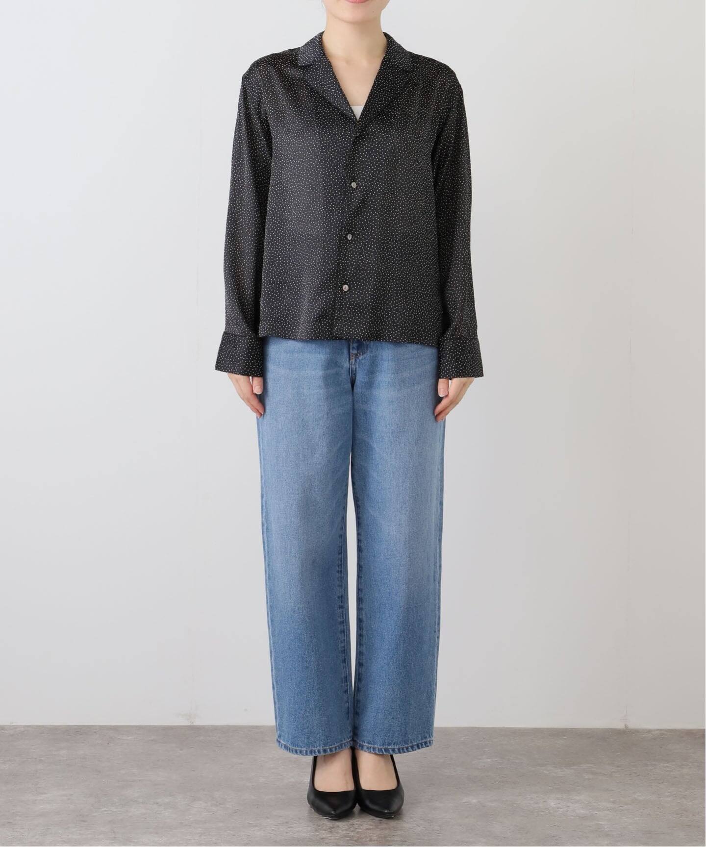 ドットサテン開襟ブラウス（シャツ／ブラウス）｜IENA（イエナ）の通販