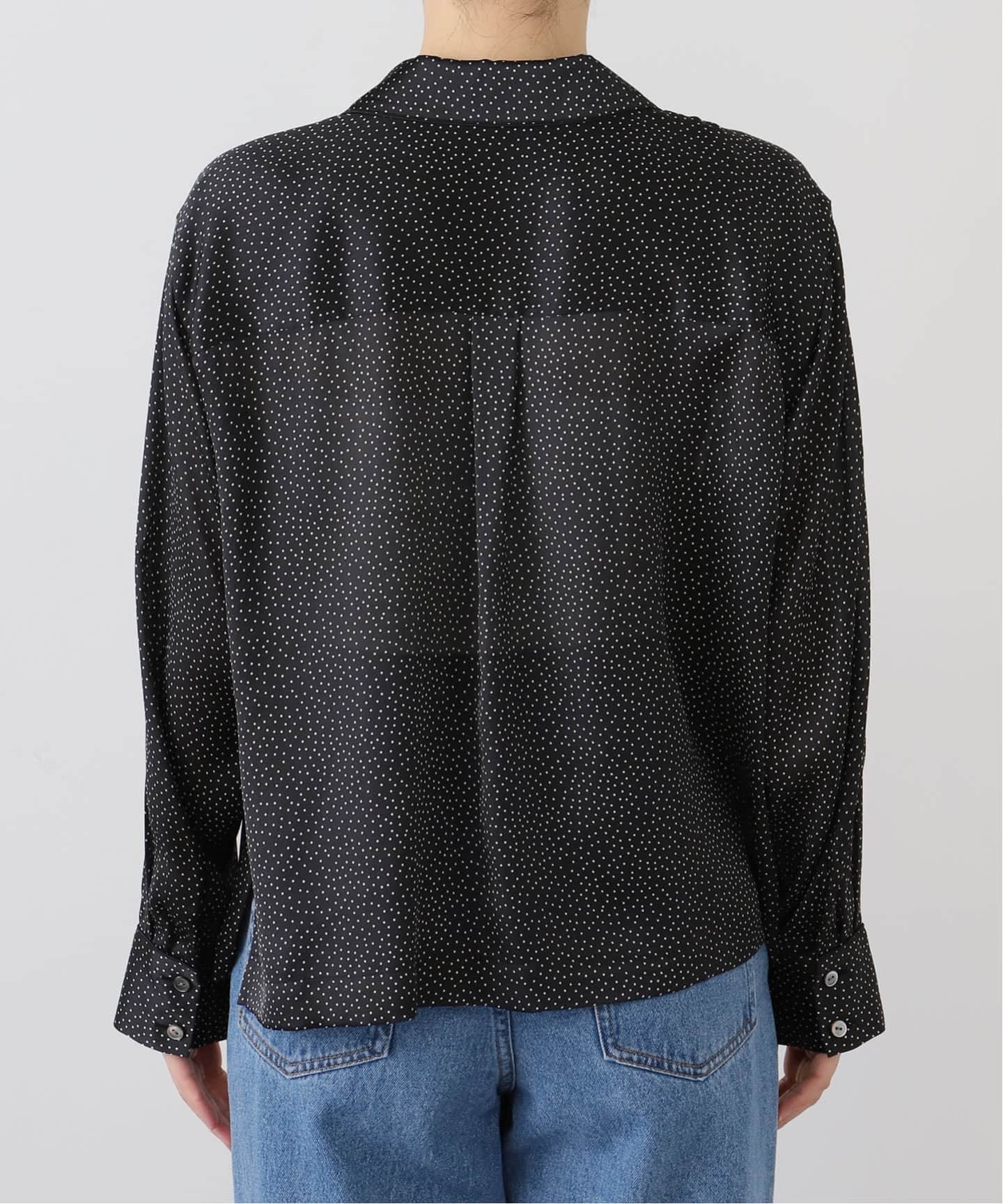 ドットサテン開襟ブラウス（シャツ／ブラウス）｜IENA（イエナ）の通販