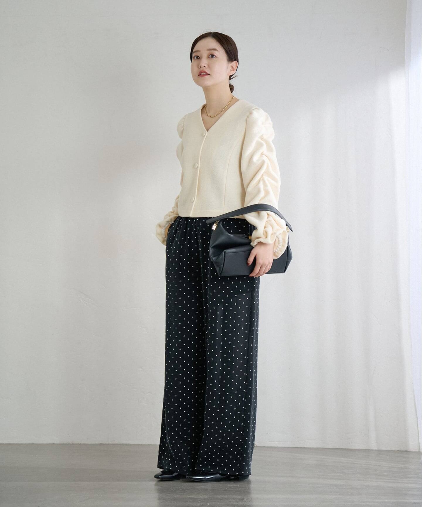 ヴェルメイユパーイエナ★IENAシャーリング ブラウス★ホワイト美品 シャーリングブラウス（シャツ／ブラウス）｜IENA（イエナ）の通販