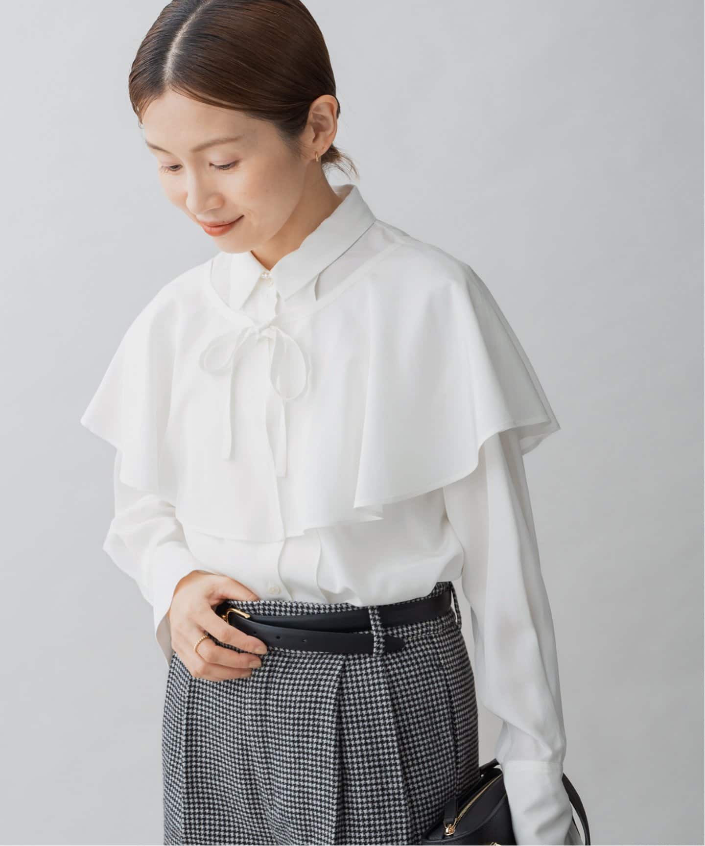 IENA - 22AW 新品タグ付きIENA イエナ デザインペプラムブラウス IENA（イエナ）の「デザインペプラムブラウス（シャツ/ブラウス