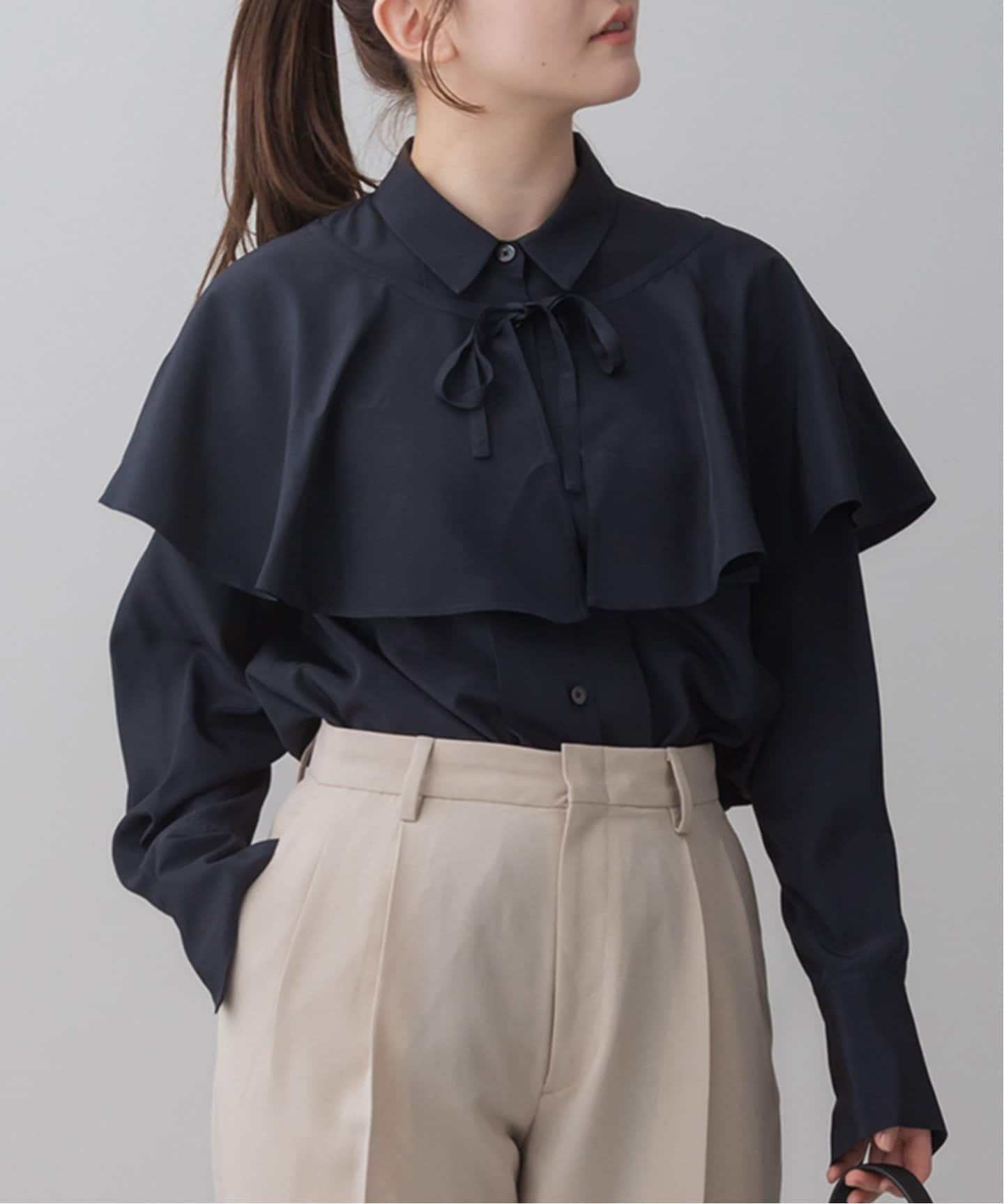 ＆NAVY ペプラムブラウス（シャツ／ブラウス）｜IENA（イエナ）の通販