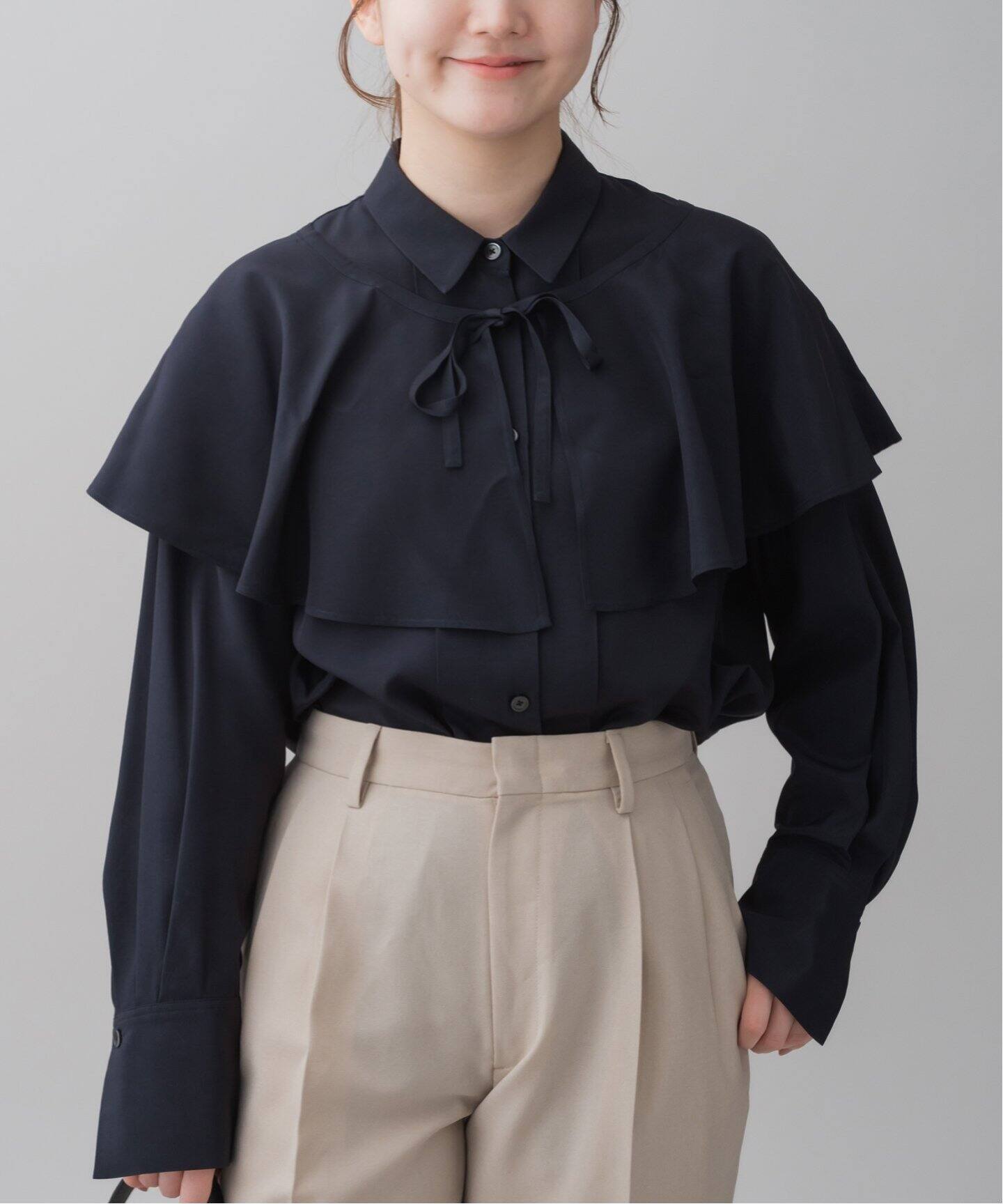 ＆NAVY ペプラムブラウス（シャツ／ブラウス）｜IENA（イエナ）の通販 