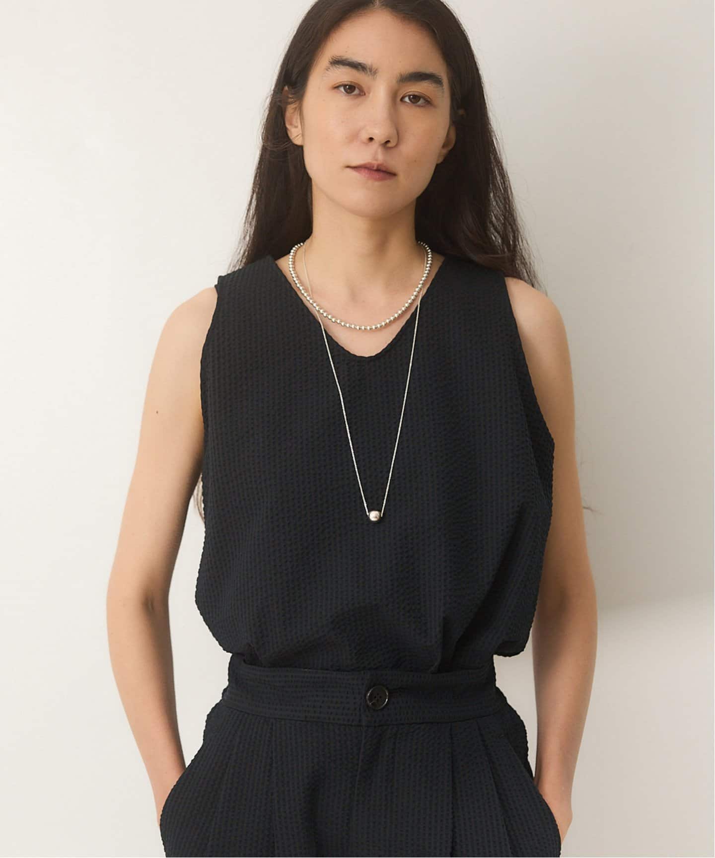 IENA ヘンプノースリーブシャツ ブラック ヘンプ ノースリーブシャツ IENA イエナ ブラック - メルカリ