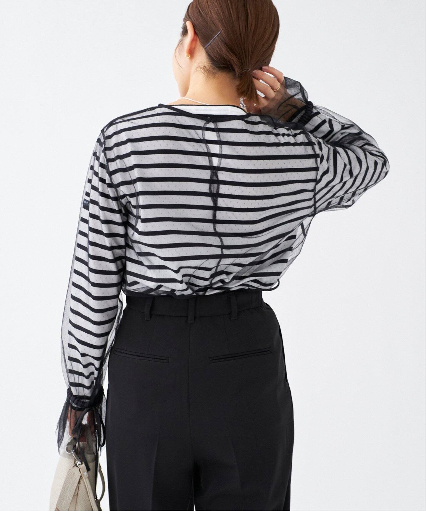 IENA イエナ ドット ブラウス ドットチュールブラウス（シャツ／ブラウス）｜IENA（イエナ）の