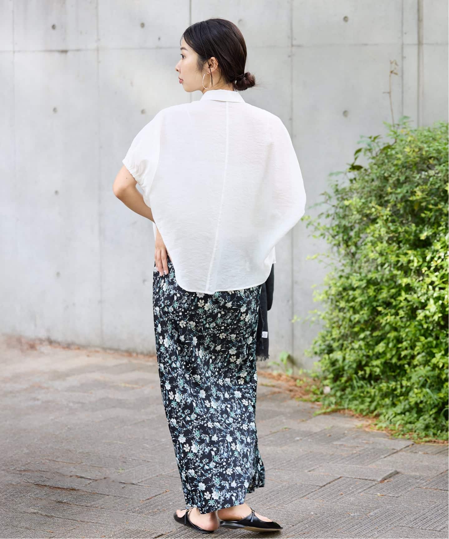 追加》リネン混 襟付きブラウス（シャツ／ブラウス）｜IENA（イエナ