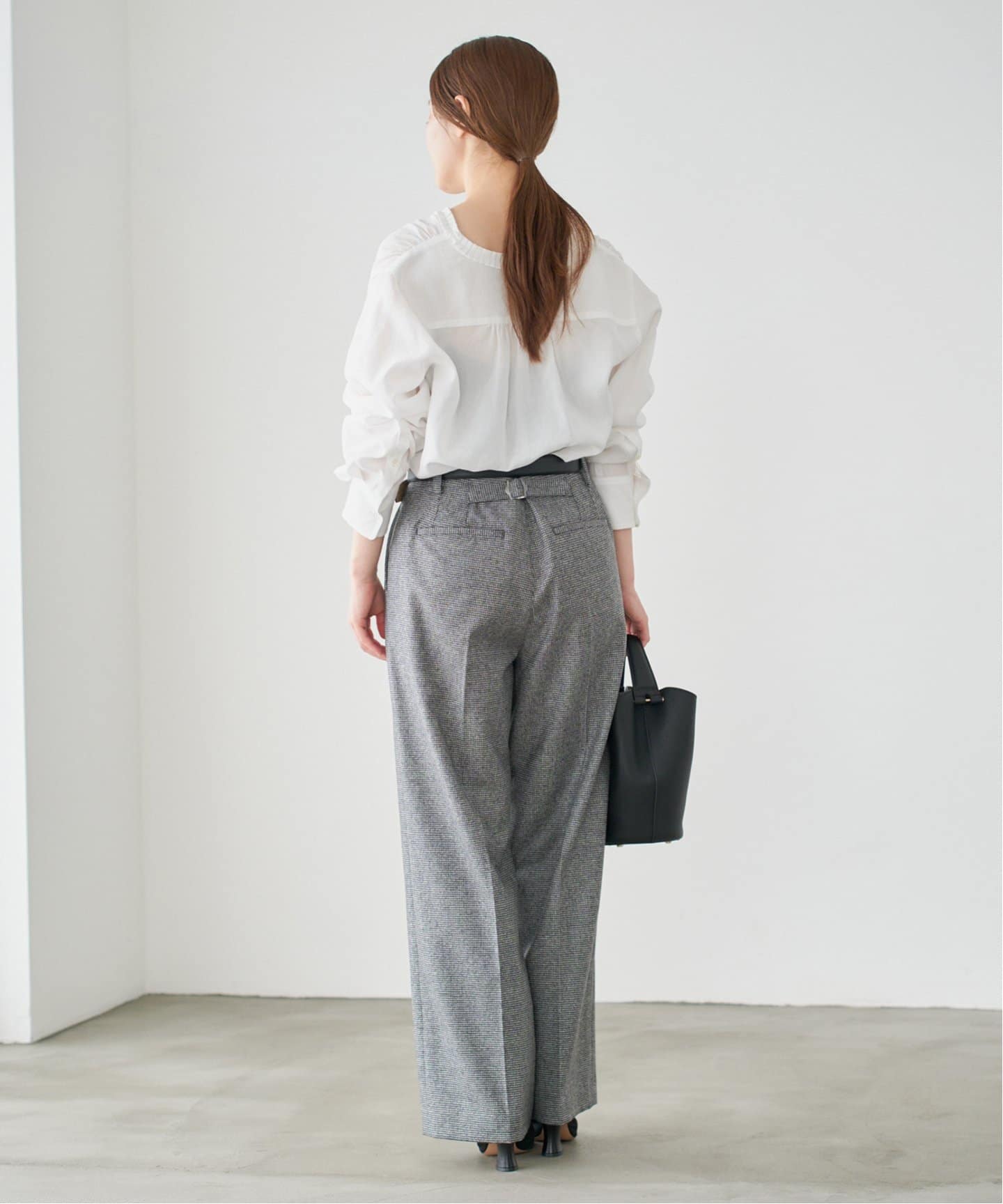 追加》タックフリルブラウス（シャツ／ブラウス）｜IENA（イエナ）の