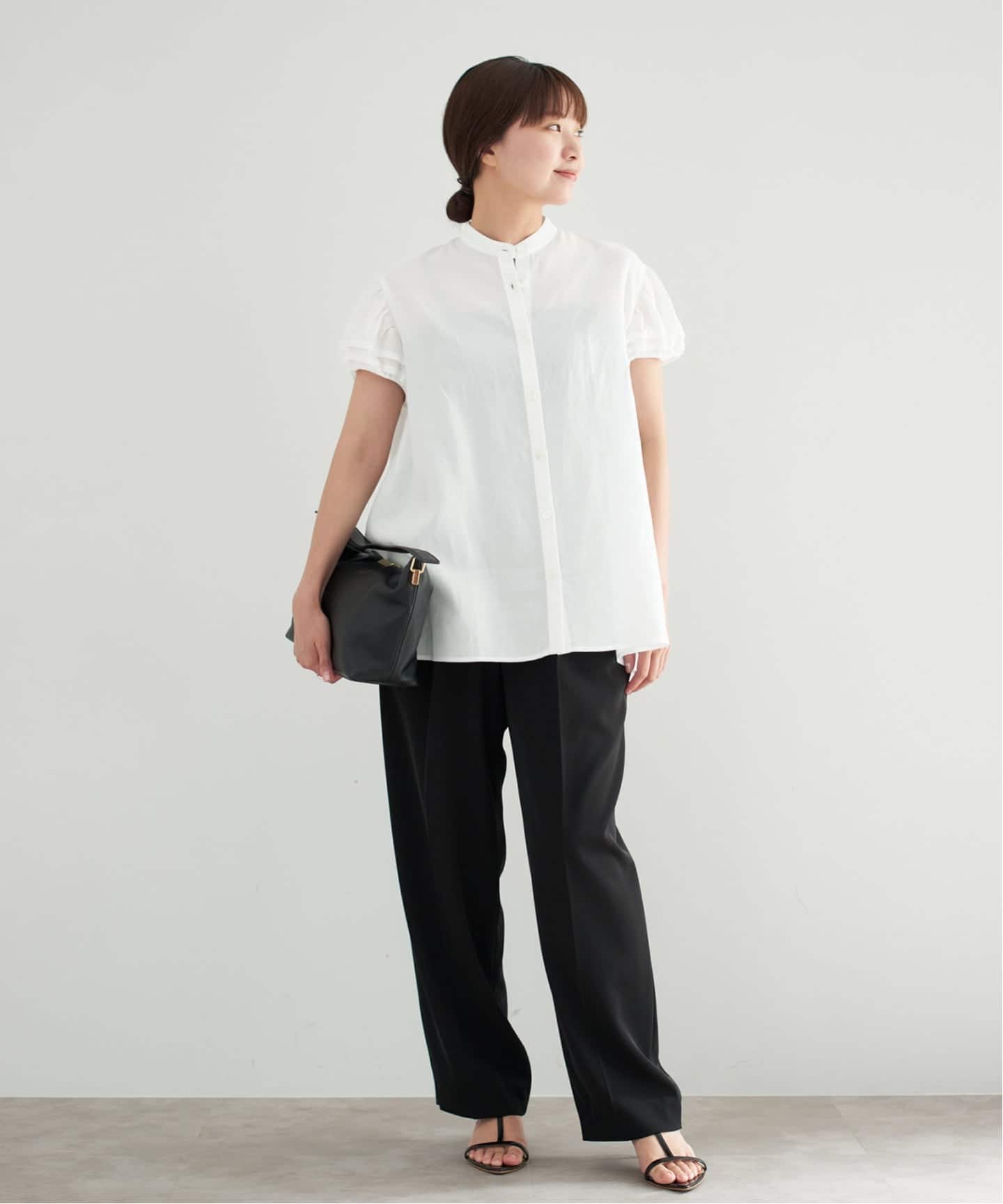 IENA パフスリーブ半袖ブラウス IENA ブラウス シャツ パフスリーブ半袖ブラウス レディース