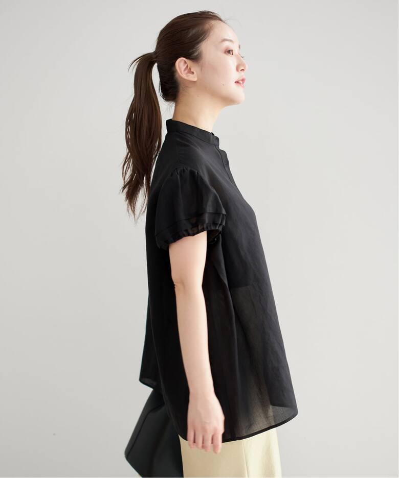 パフスリーブ半袖ブラウス（シャツ／ブラウス）｜IENA（イエナ）の通販  