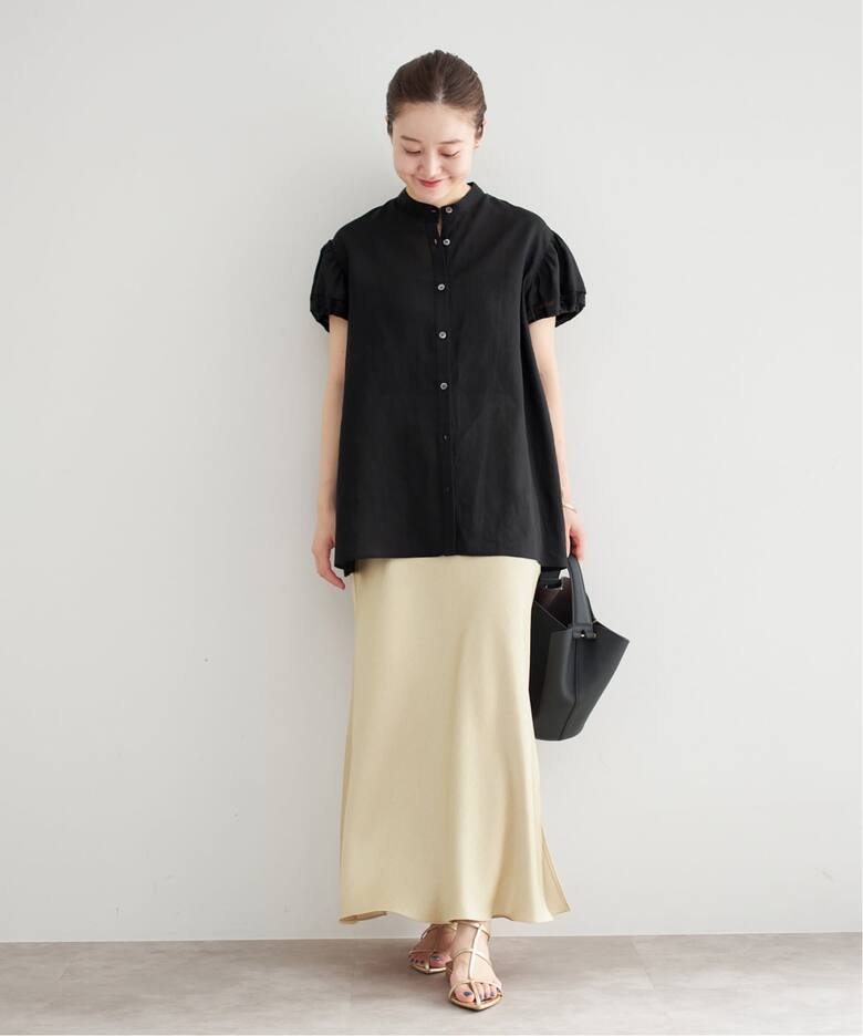 パフスリーブ半袖ブラウス（シャツ／ブラウス）｜IENA（イエナ）の通販  