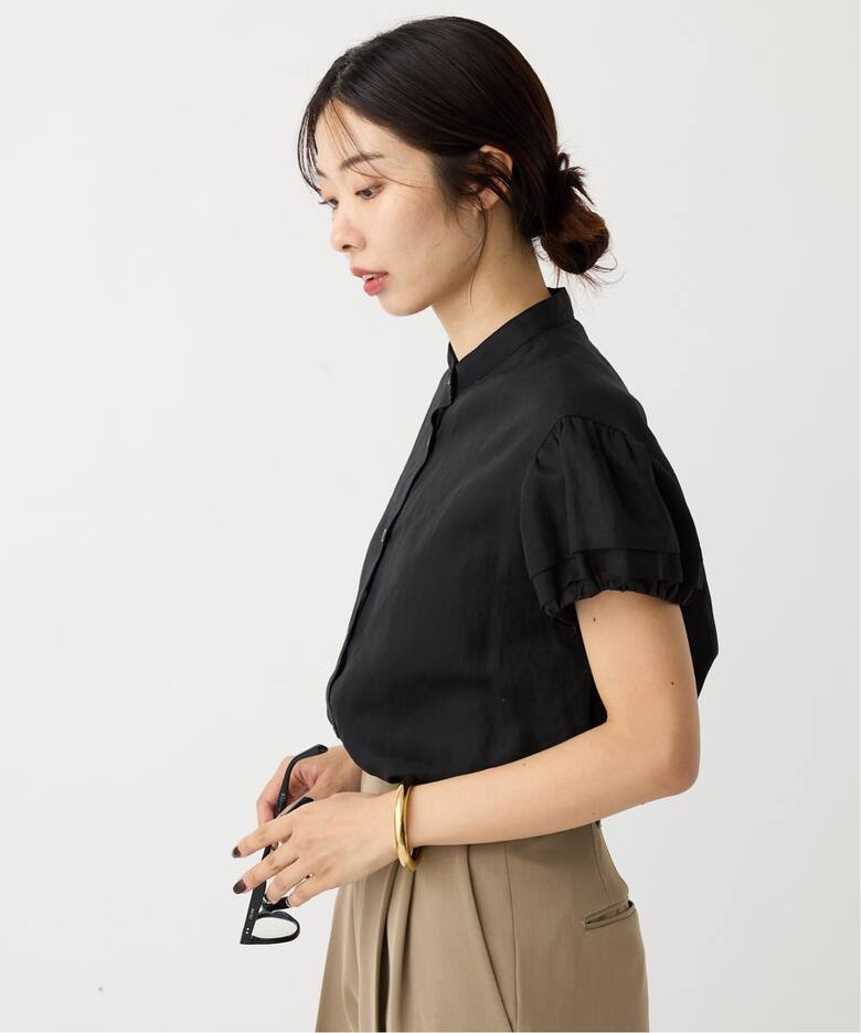 パフスリーブ半袖ブラウス（シャツ／ブラウス）｜IENA（イエナ）の通販  