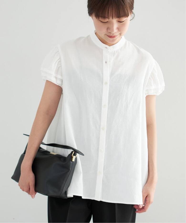 パフスリーブ半袖ブラウス（シャツ／ブラウス）｜IENA（イエナ）の通販  