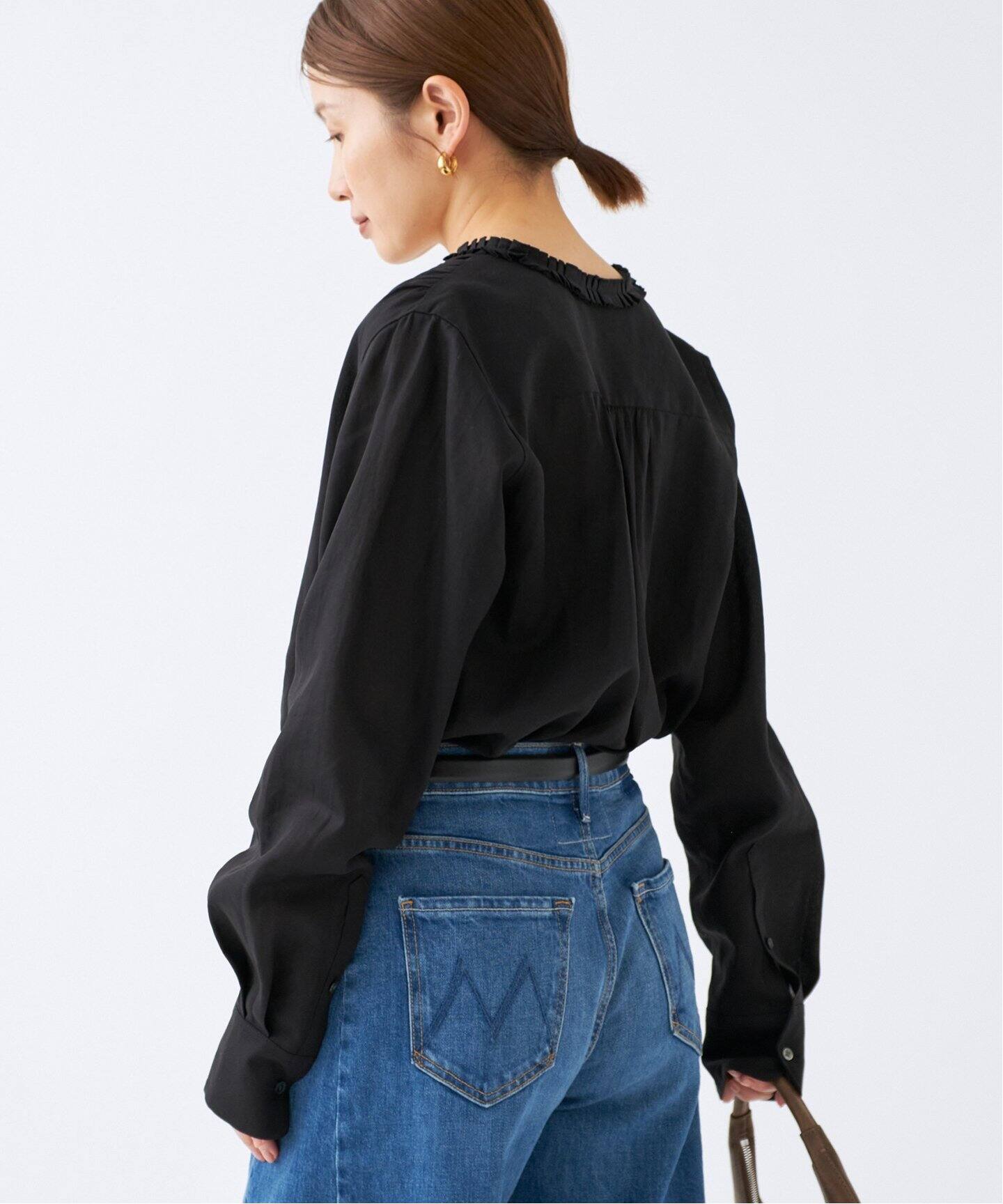 タックフリルブラウス（シャツ／ブラウス）｜IENA（イエナ）の通販