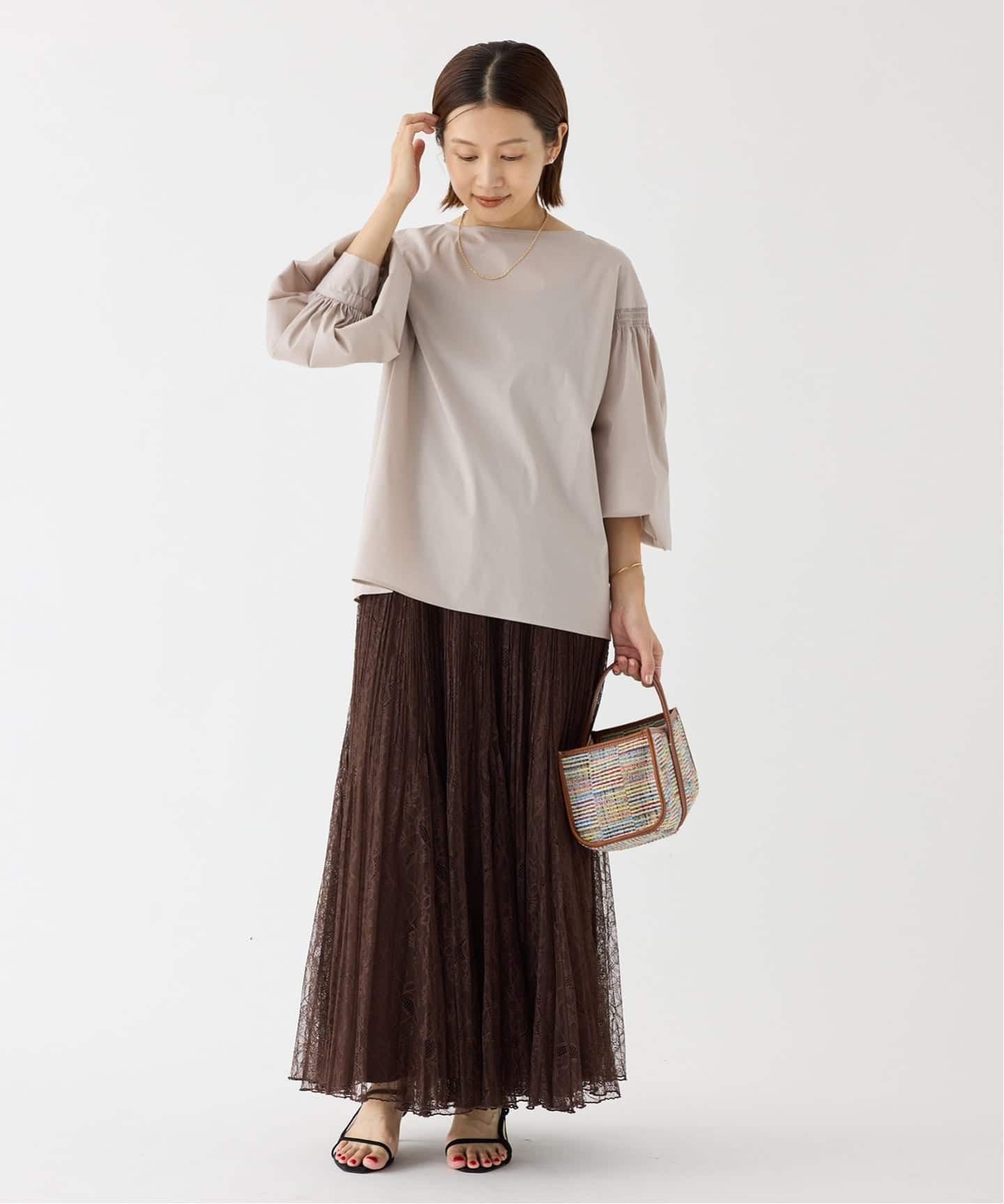 シャーリングブラウス（シャツ／ブラウス）｜IENA（イエナ）の